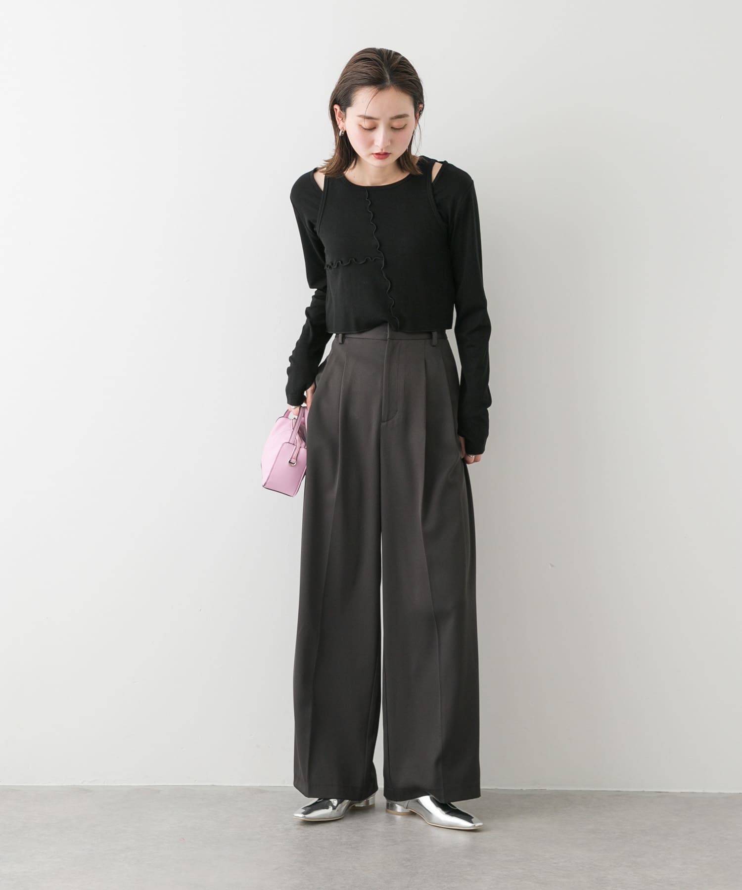 身長：169cm サイズ：one