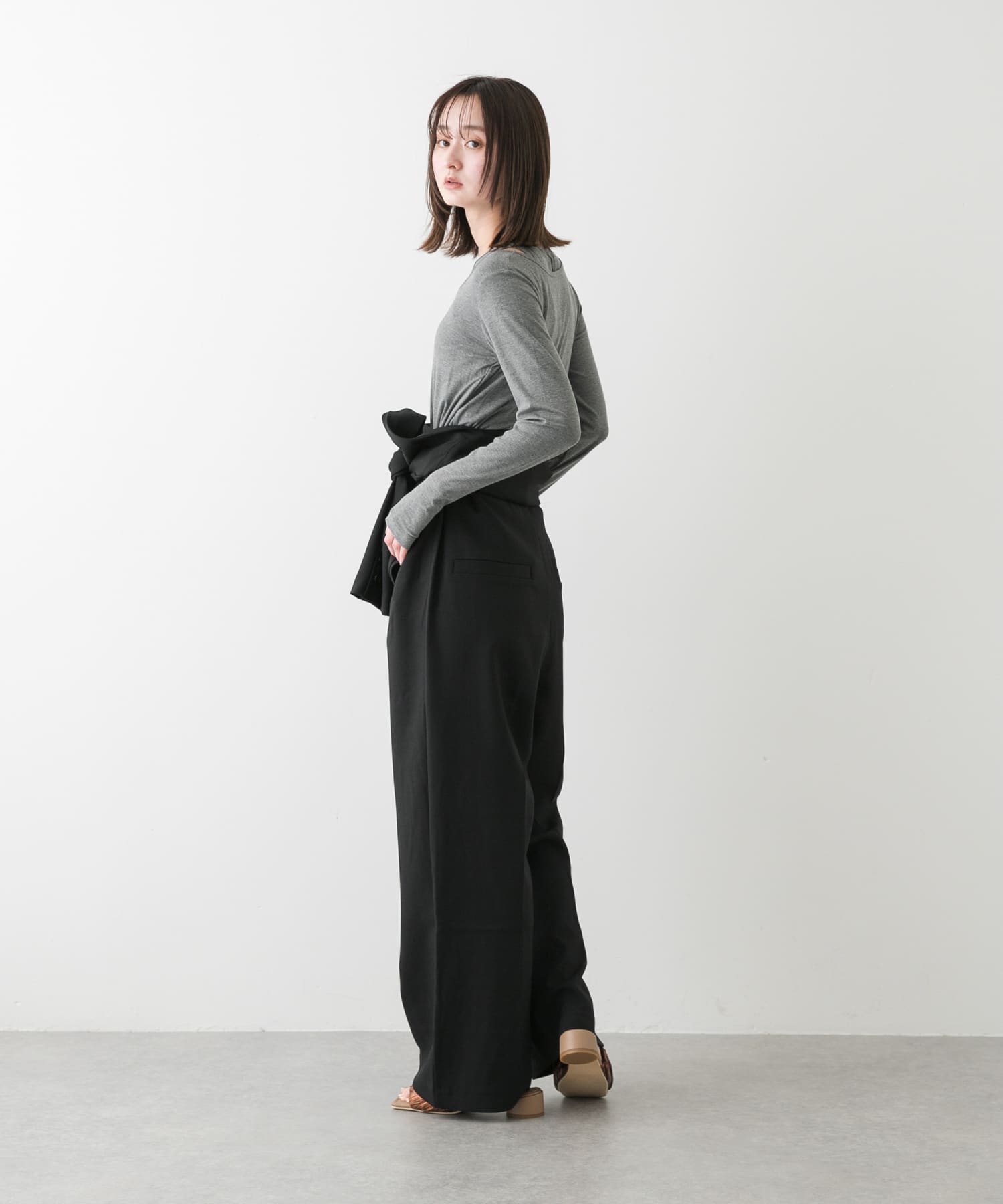 身長：169cm サイズ：one