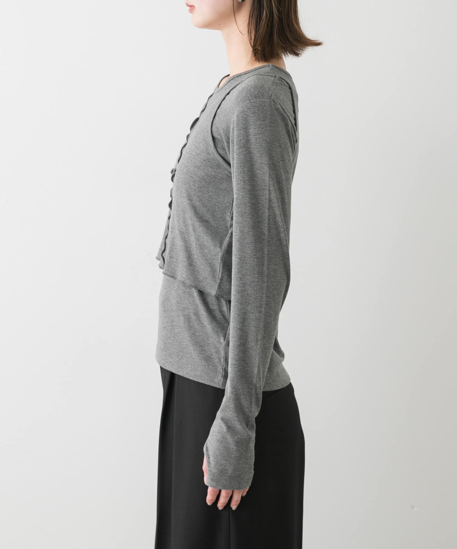 身長：169cm サイズ：one