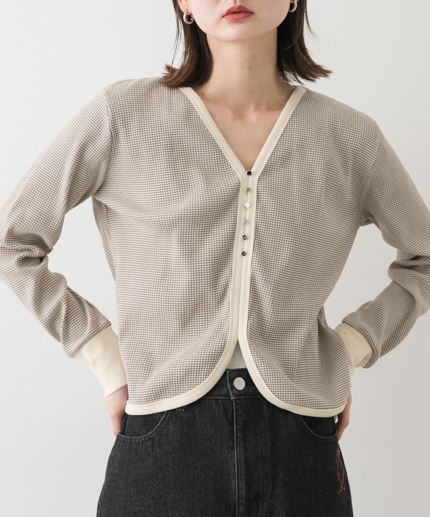 身長：169cm サイズ：one