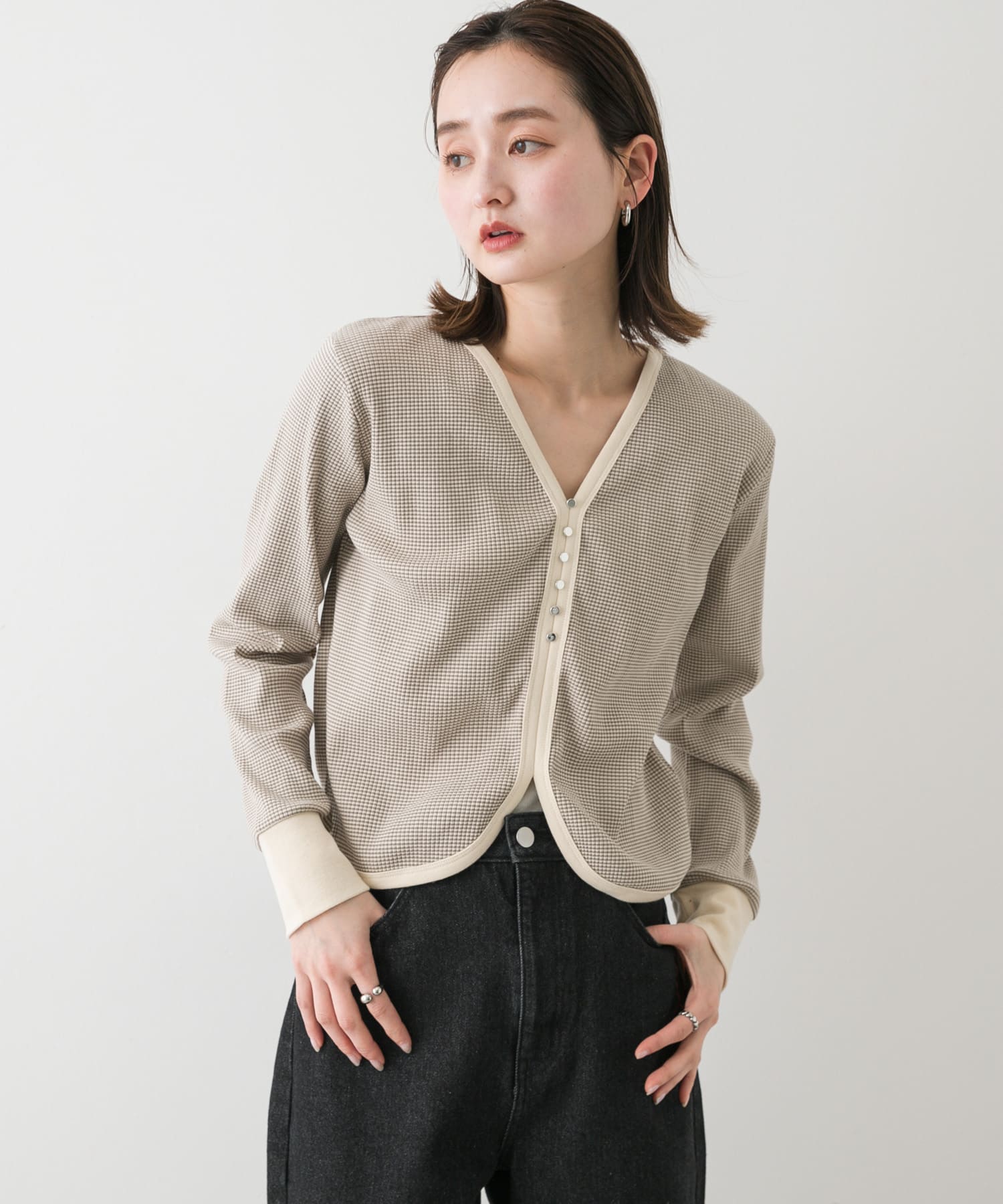 身長：169cm サイズ：one