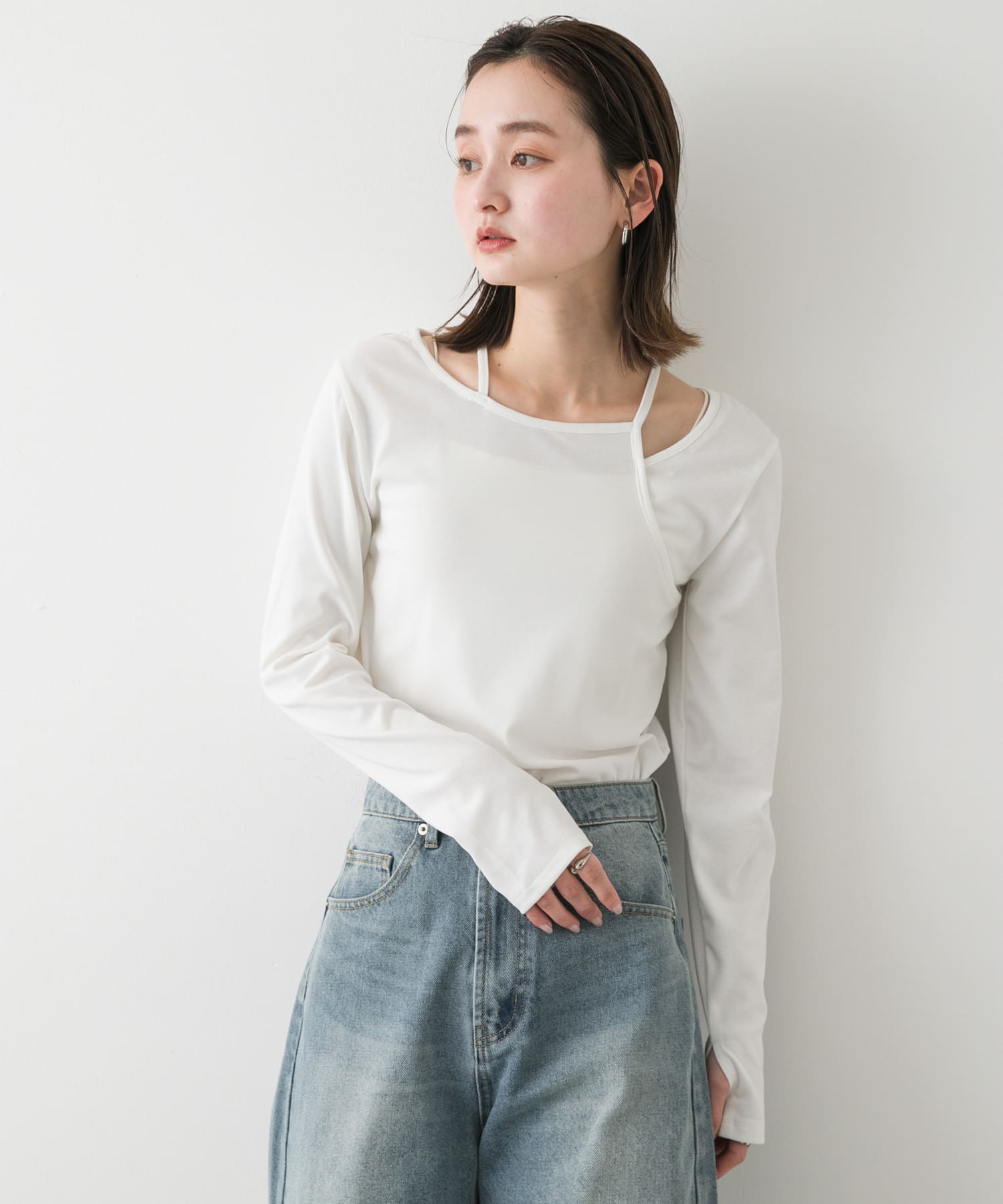 身長：169cm サイズ：one
