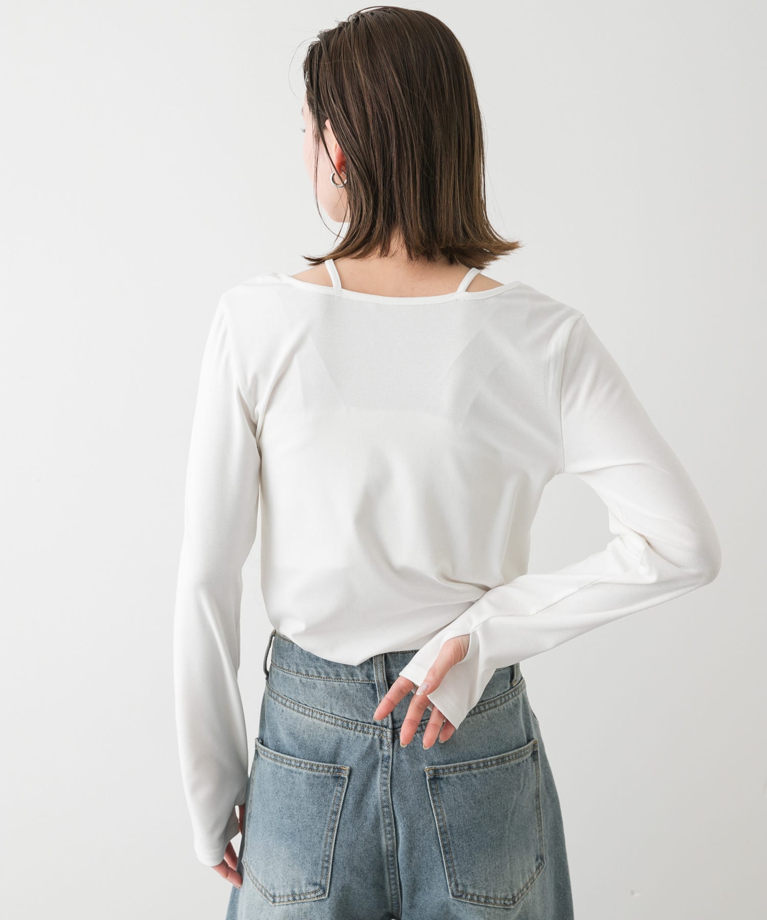身長：169cm サイズ：one
