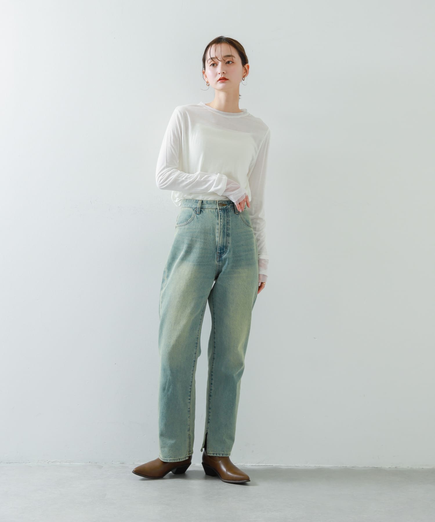 身長：169cm サイズ：one