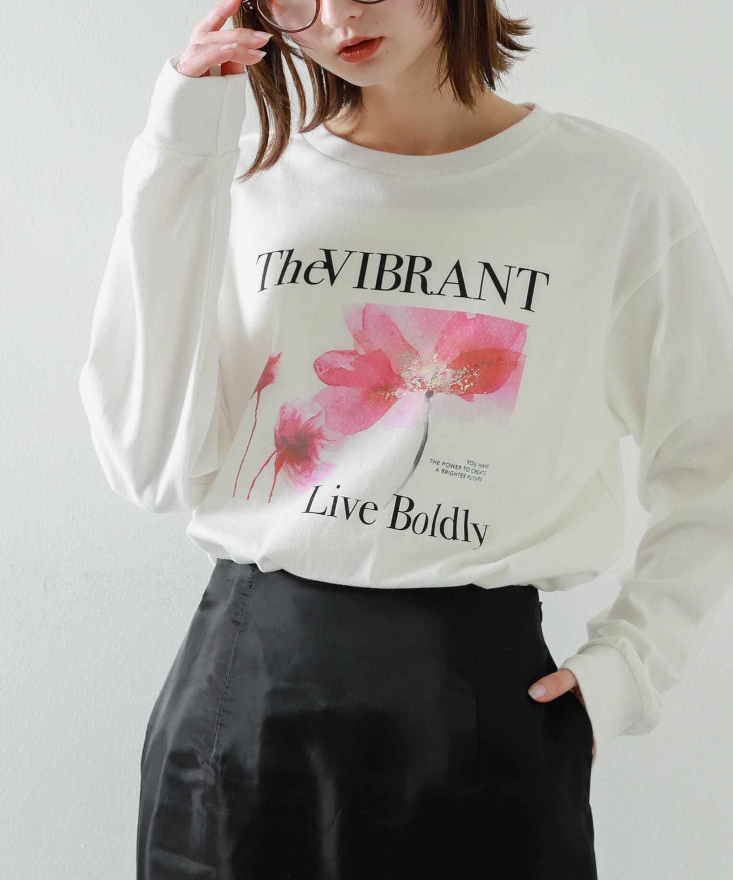 身長：169cm サイズ：one