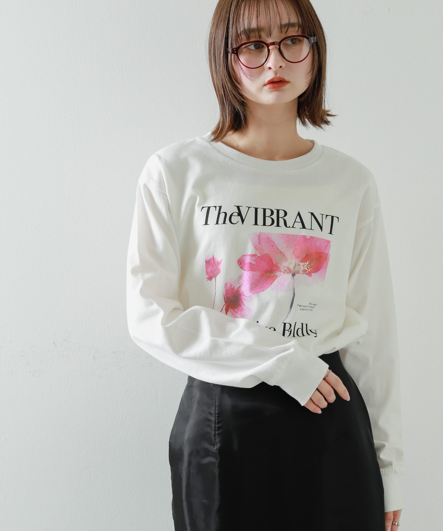 身長：169cm サイズ：one