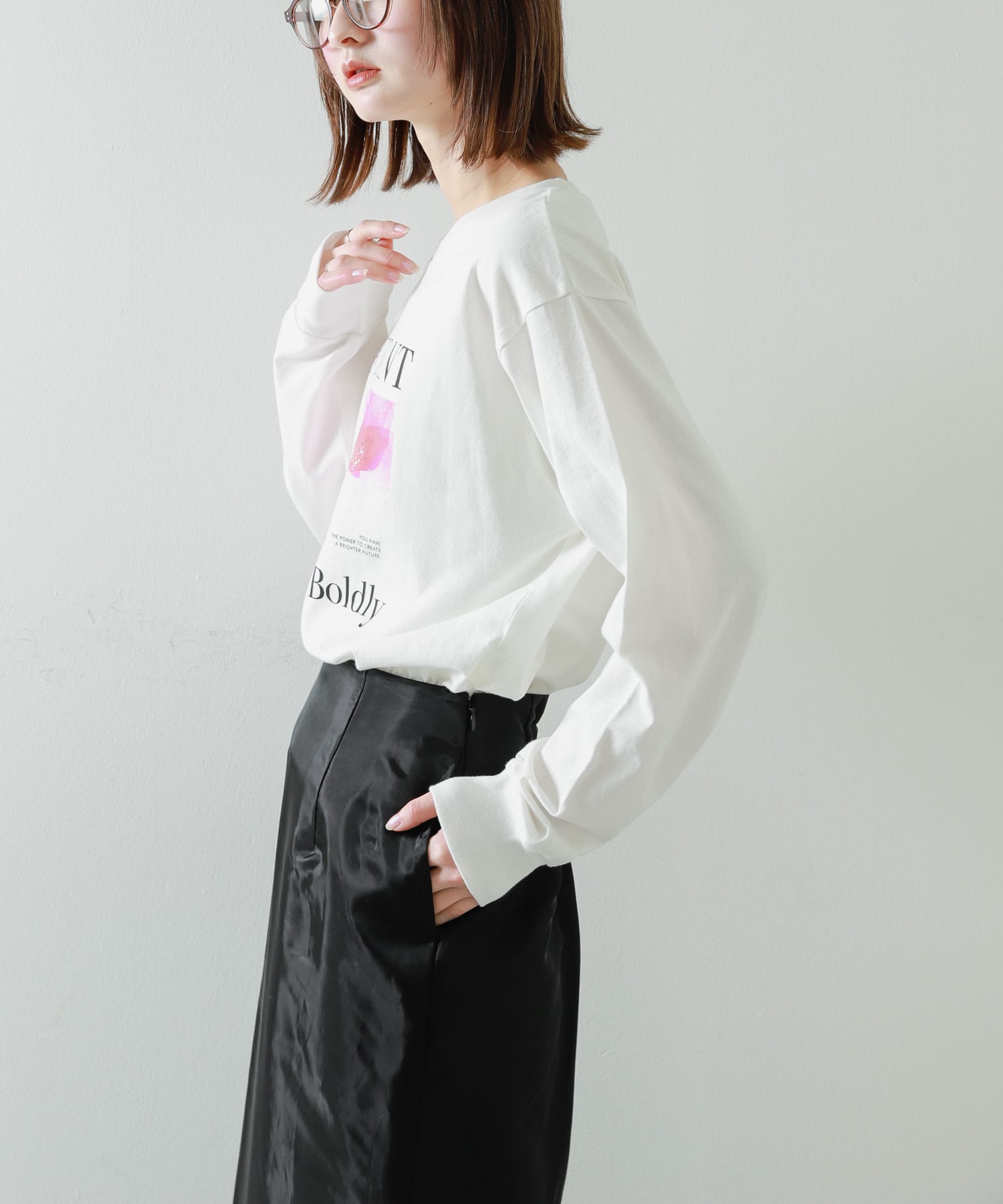 身長：169cm サイズ：one