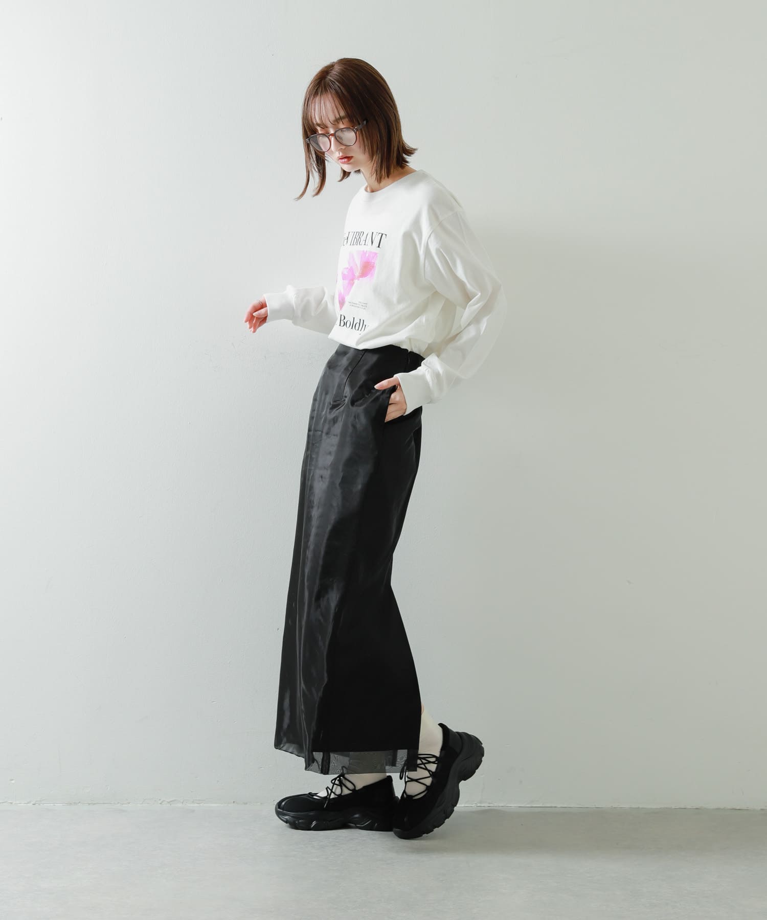 身長：169cm サイズ：one