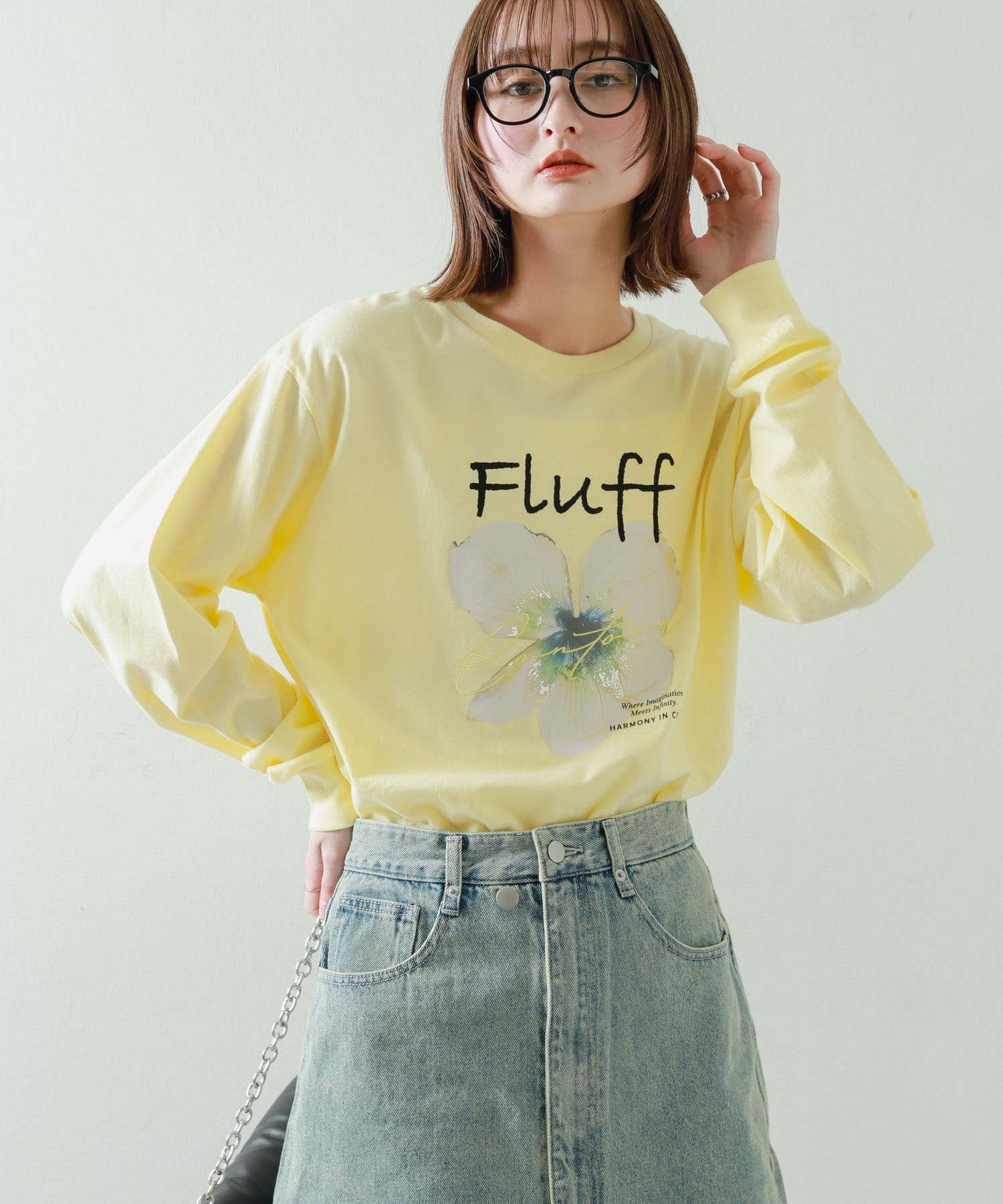身長：169cm サイズ：one