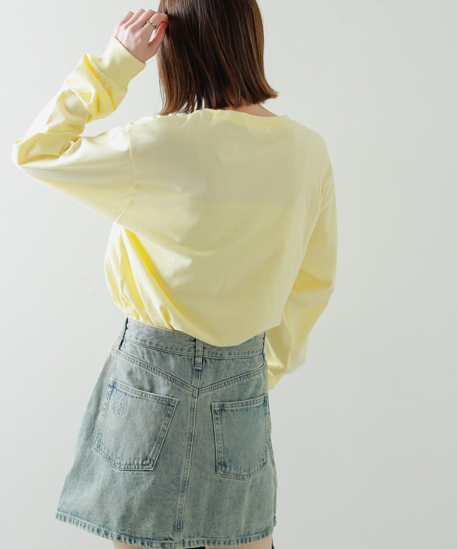 身長：169cm サイズ：one