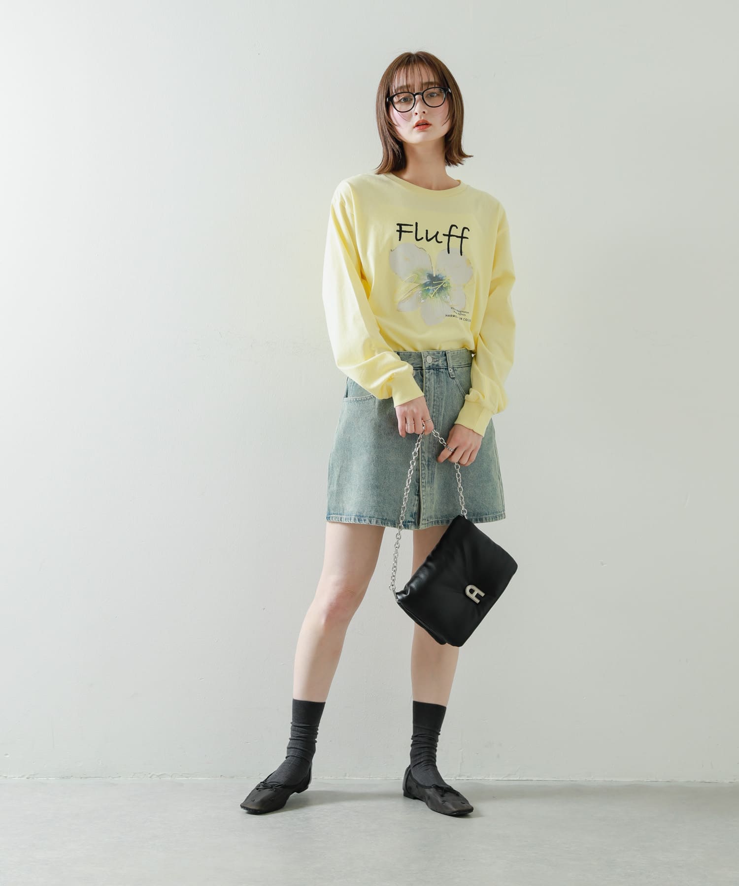 身長：169cm サイズ：one