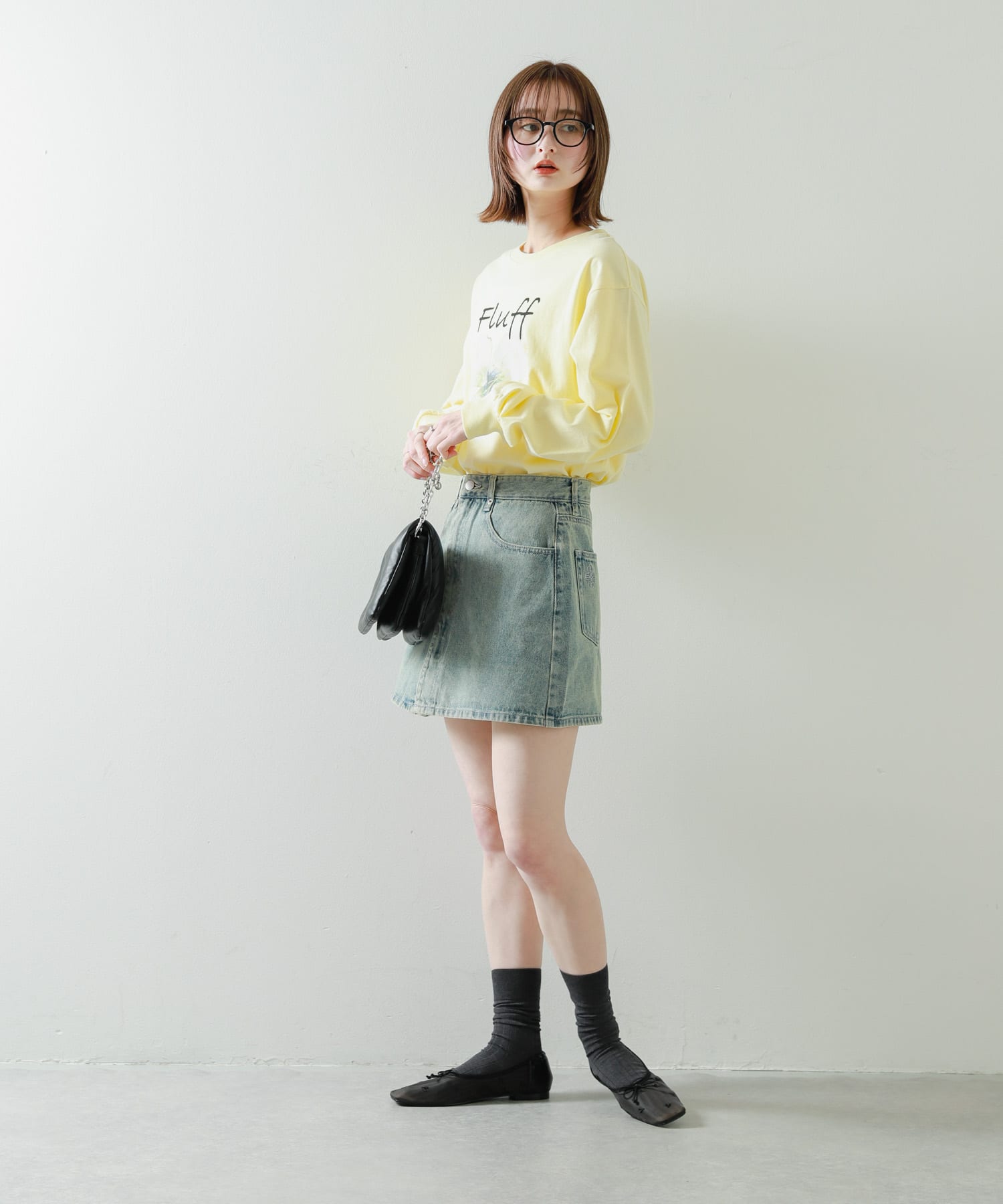身長：169cm サイズ：one