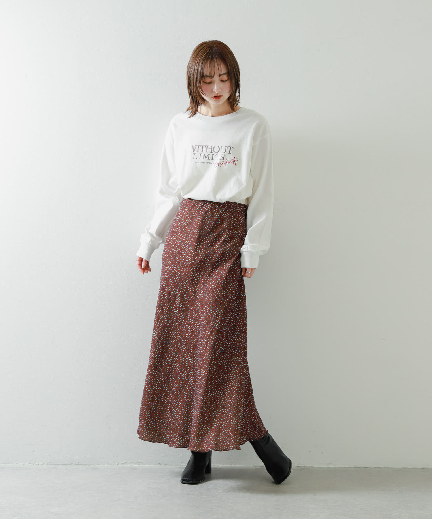 身長：169cm サイズ：one