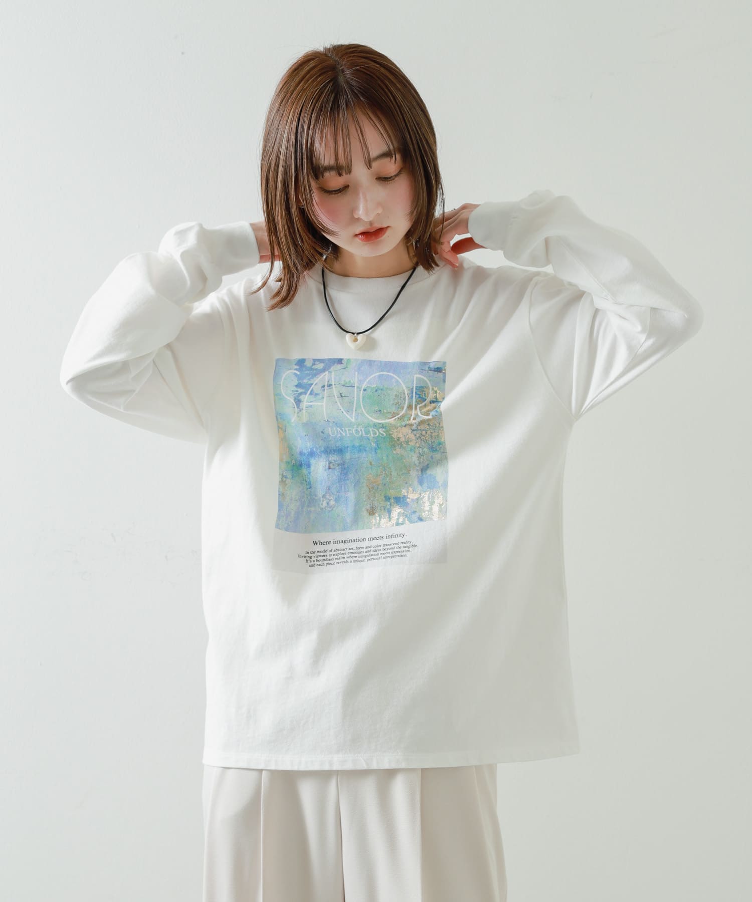 身長：169cm サイズ：one