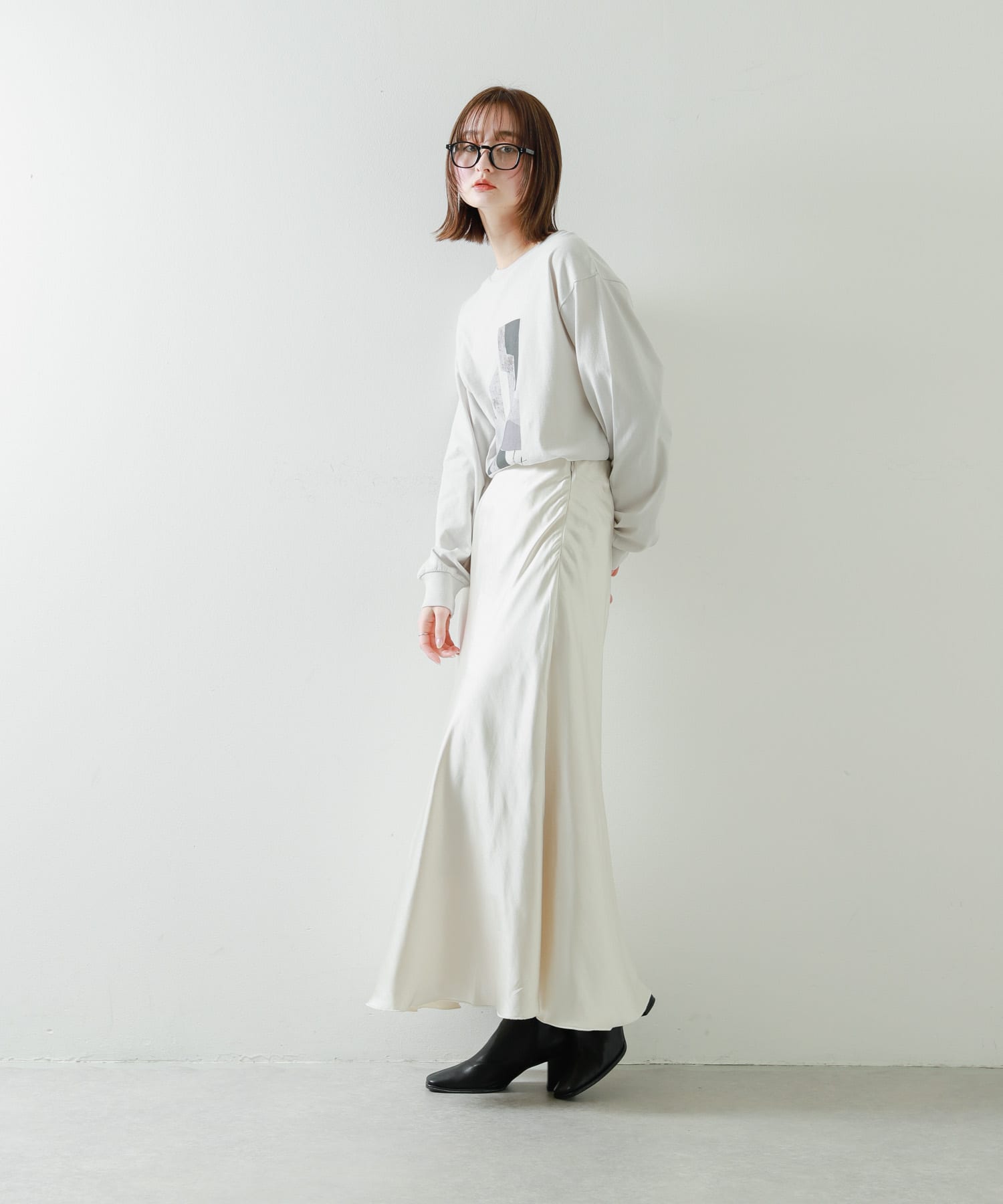 身長：169cm サイズ：one