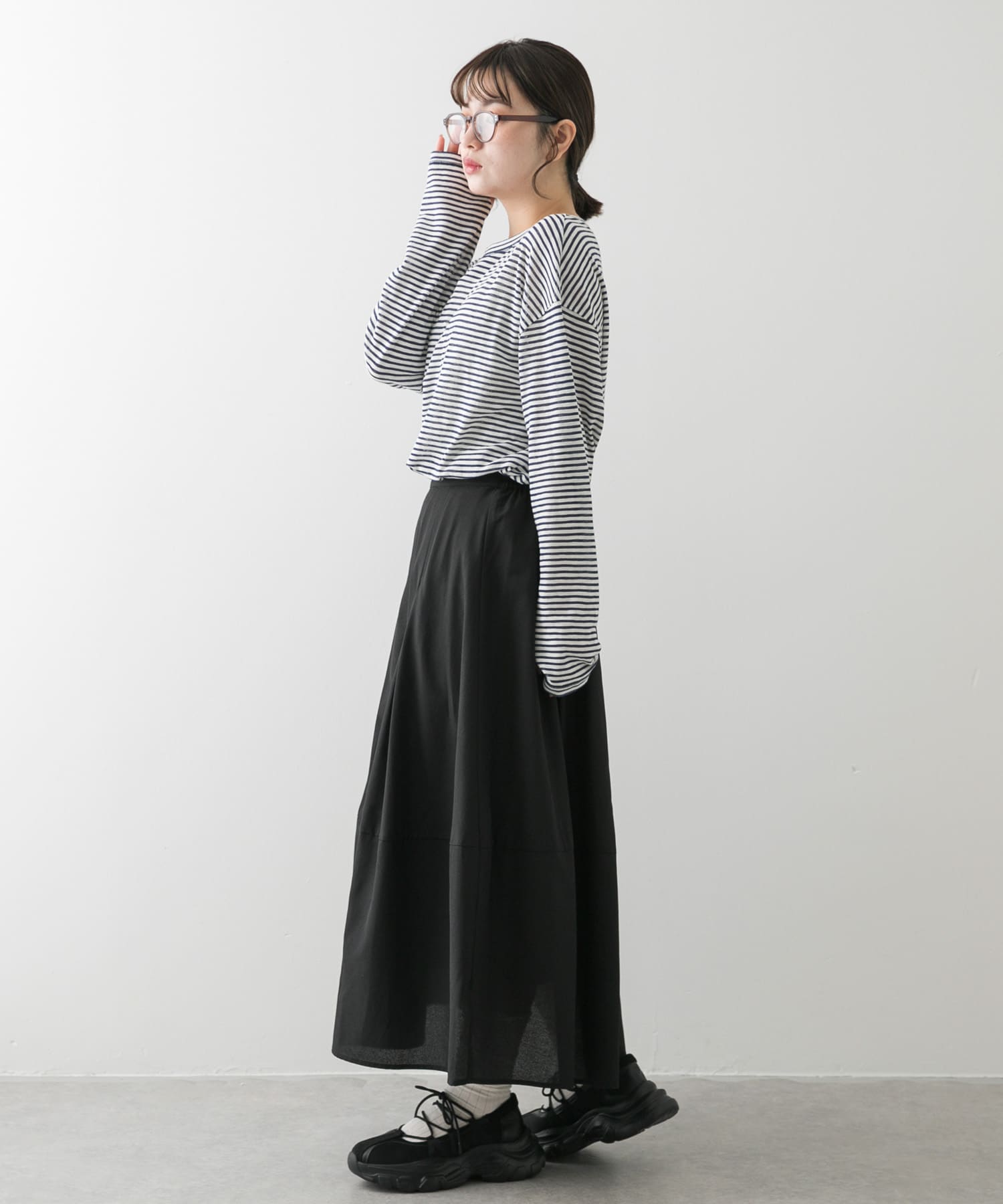 身長：158cm サイズ：one