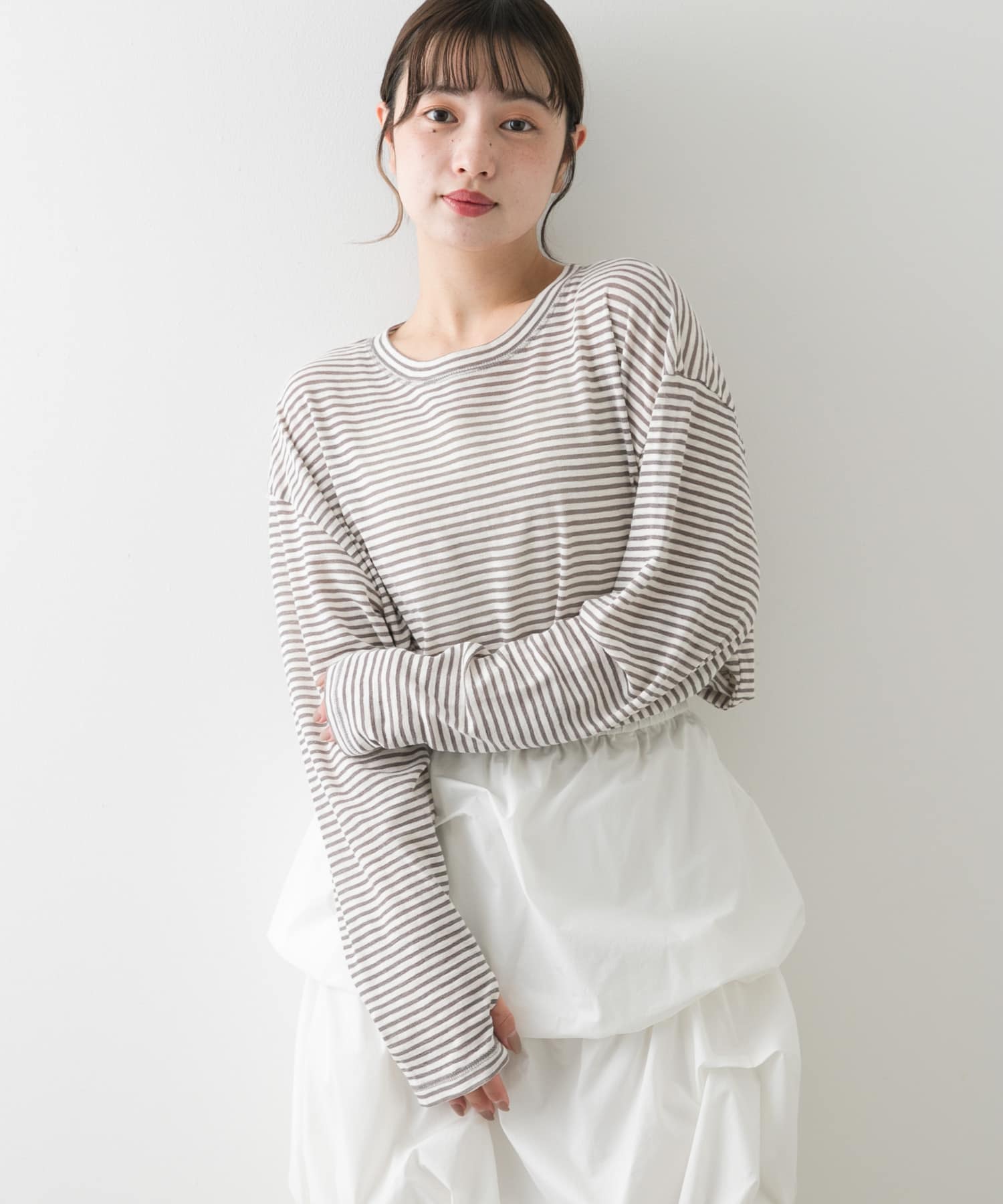 身長：158cm サイズ：one