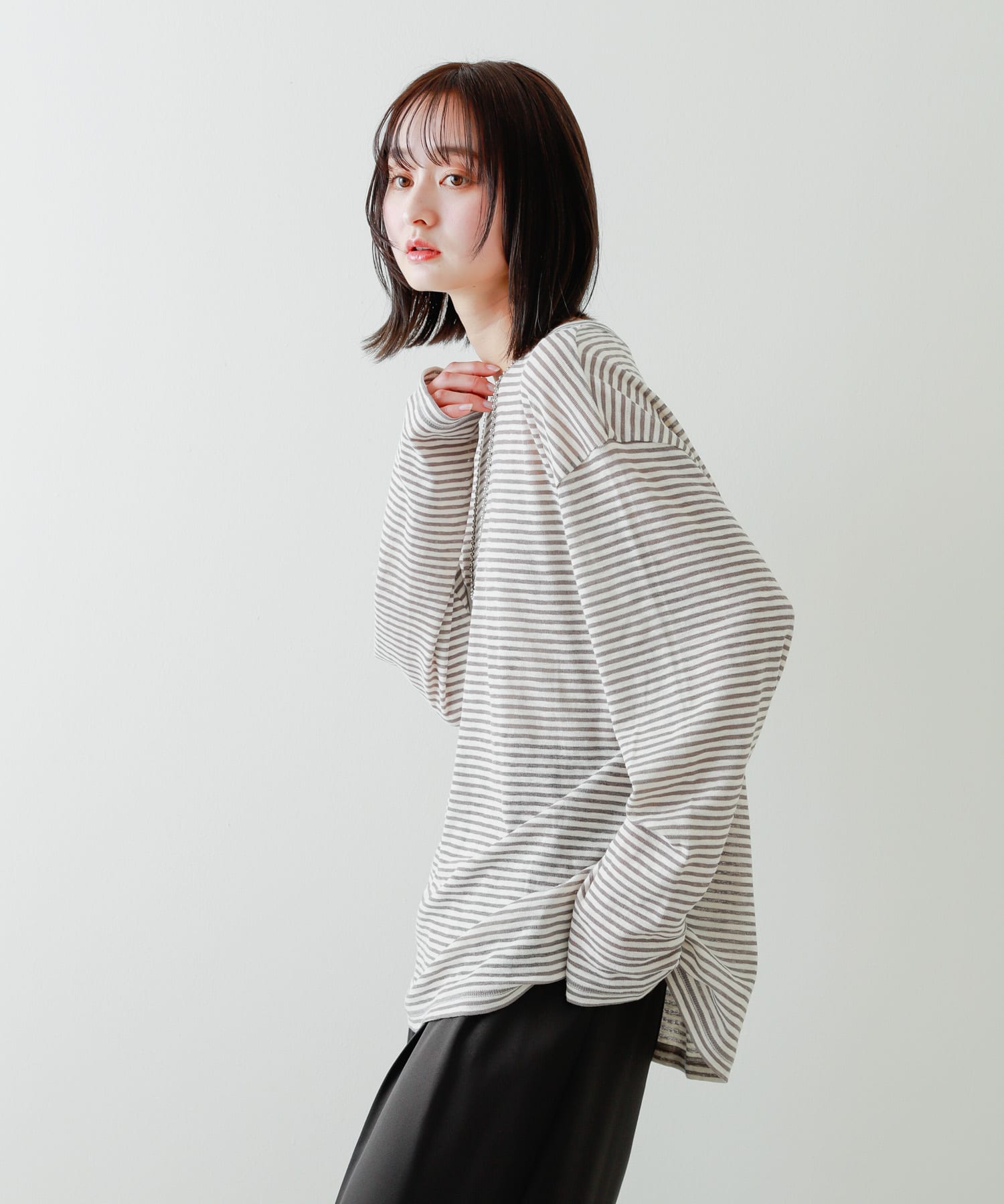 身長：169cm サイズ：one