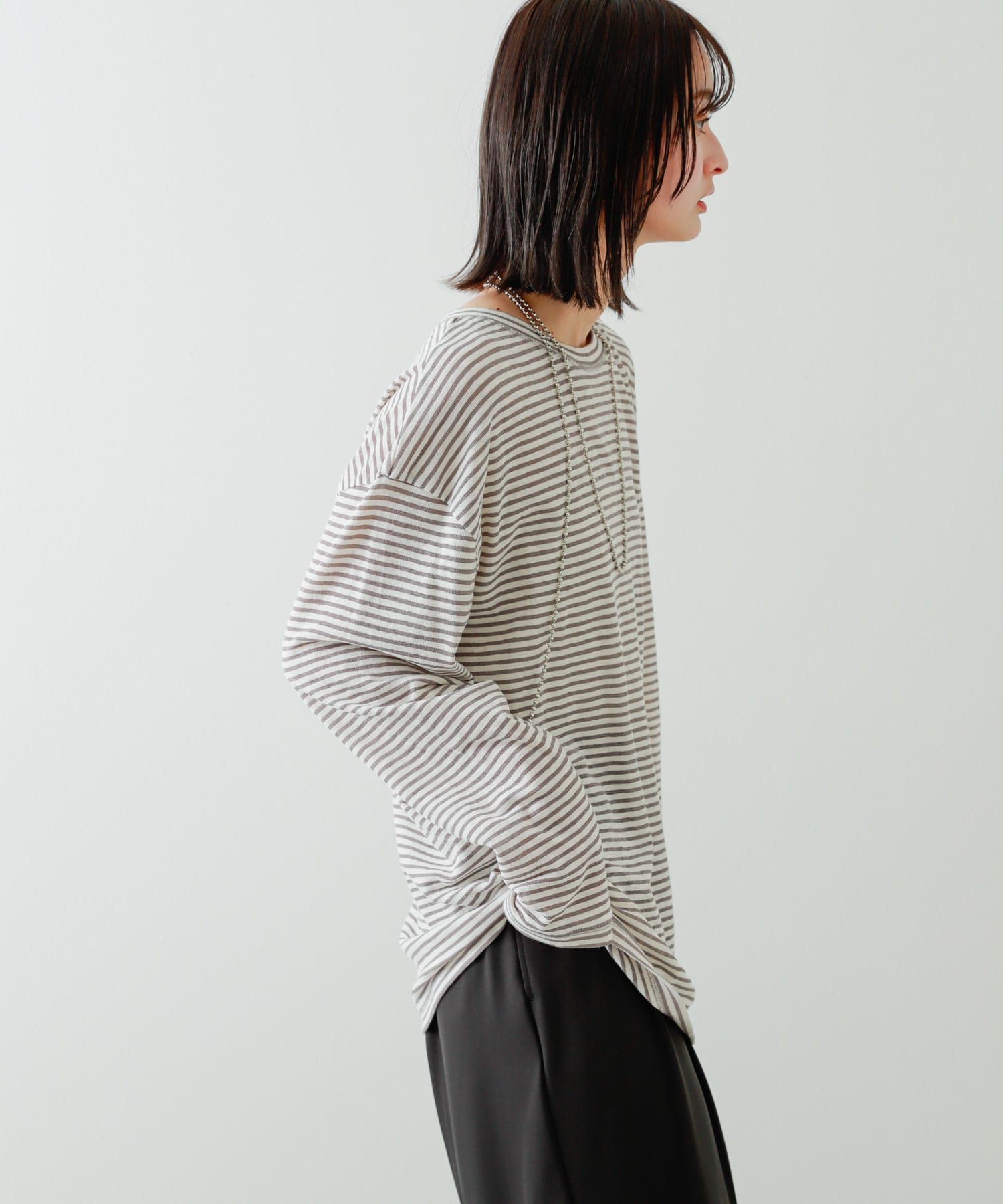 身長：169cm サイズ：one