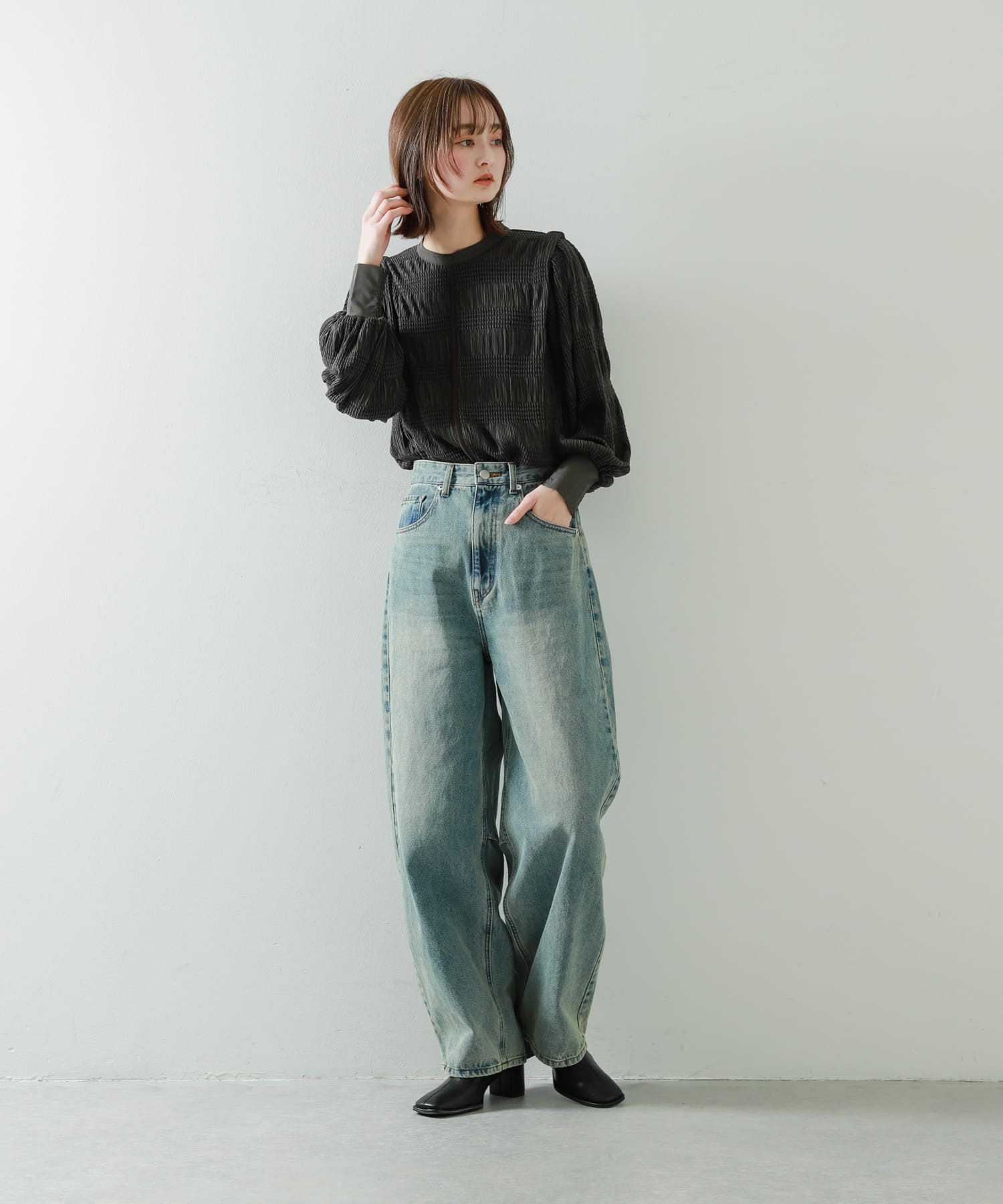 身長：169cm サイズ：one