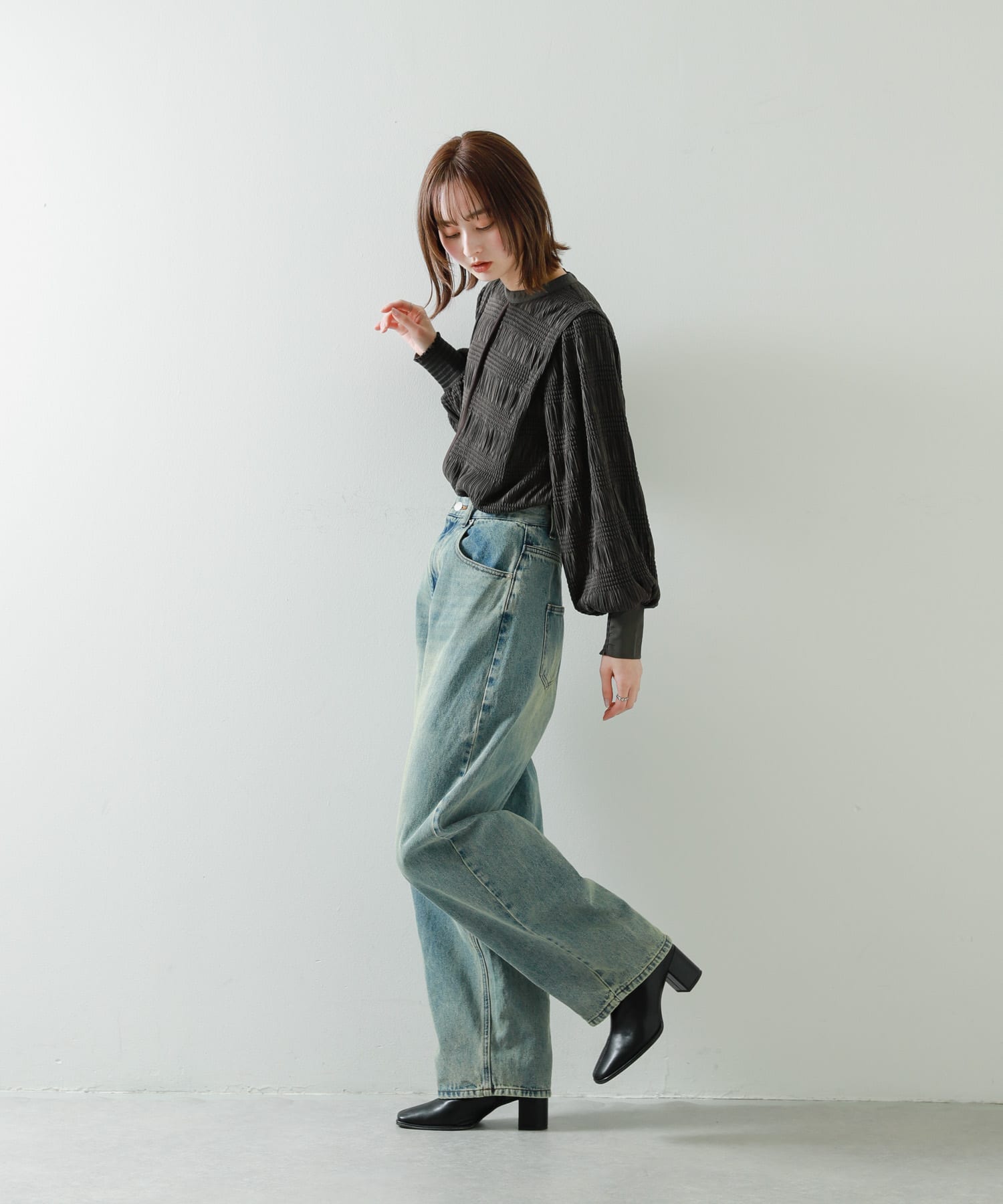 身長：169cm サイズ：one