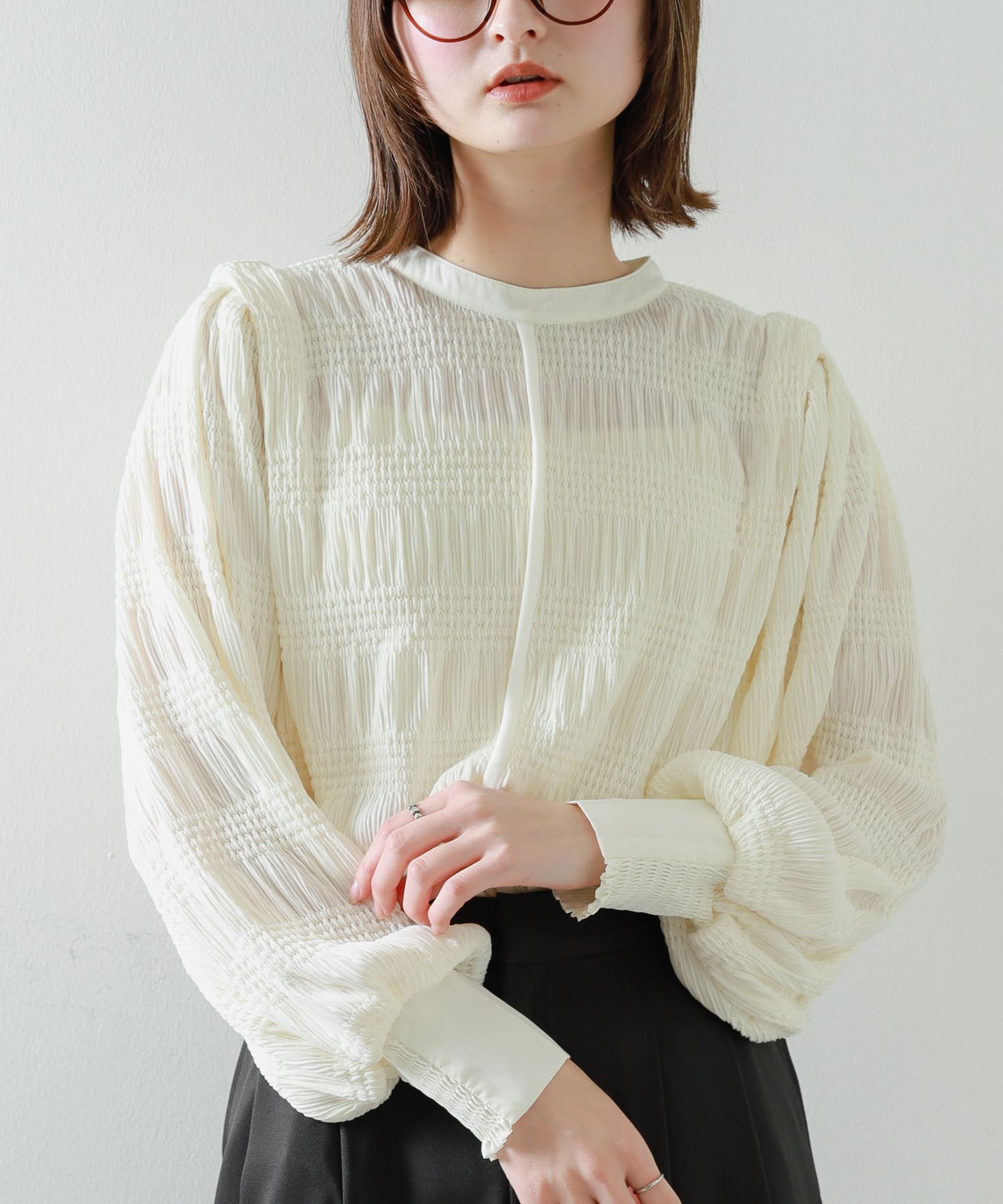 身長：169cm サイズ：one