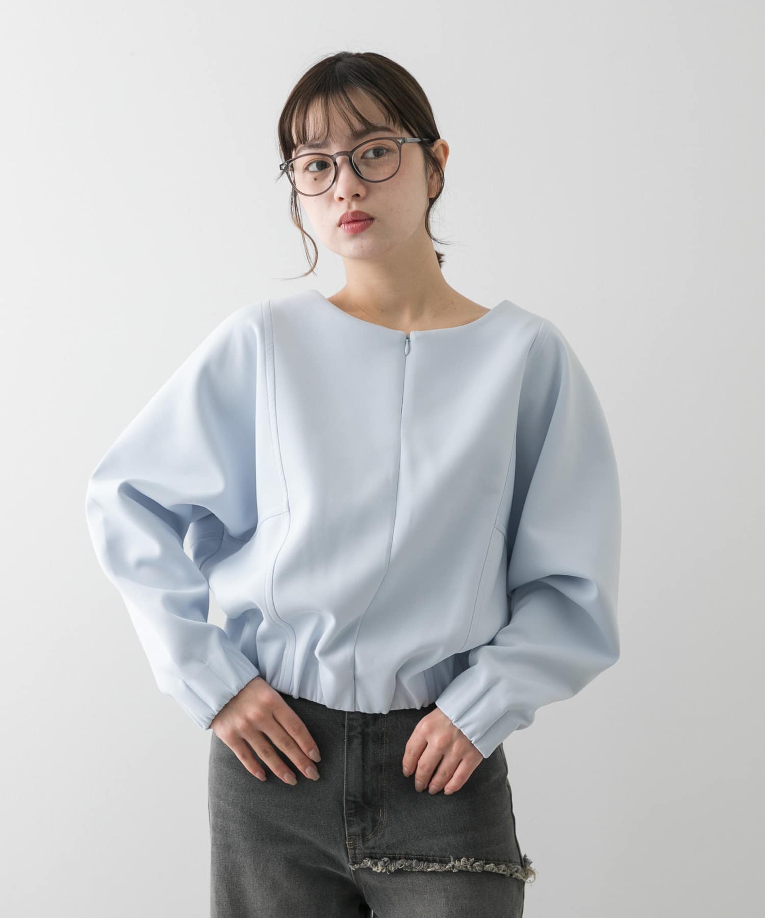 身長：158cm サイズ：one