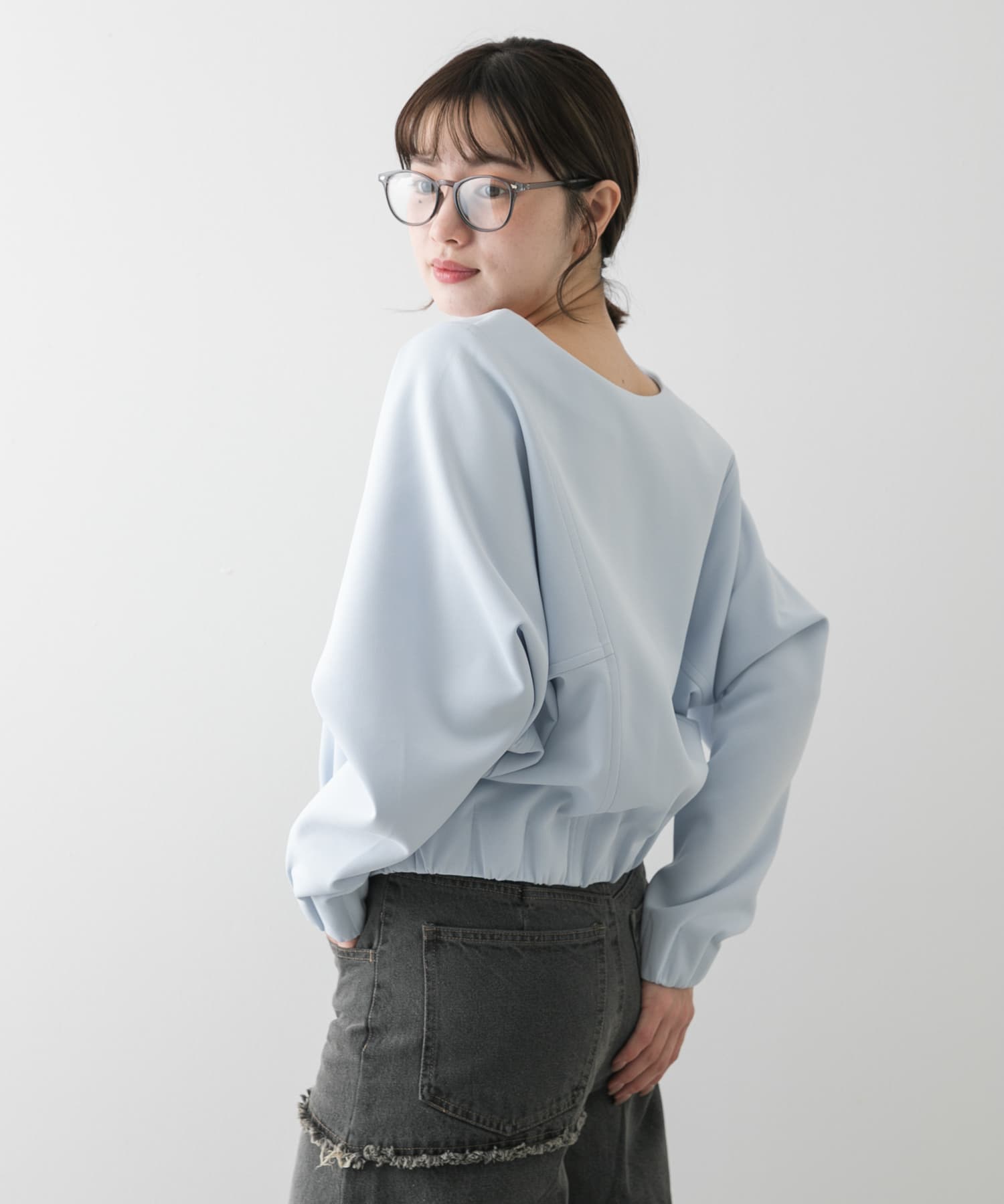 身長：158cm サイズ：one