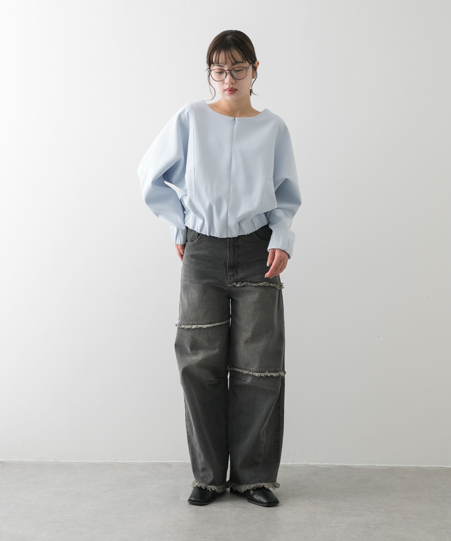 身長：158cm サイズ：one