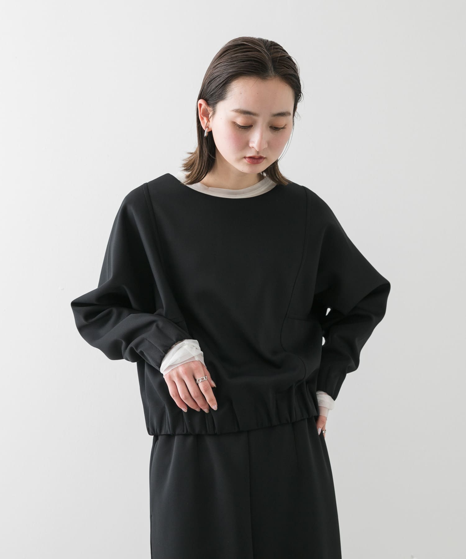 身長：169cm サイズ：one