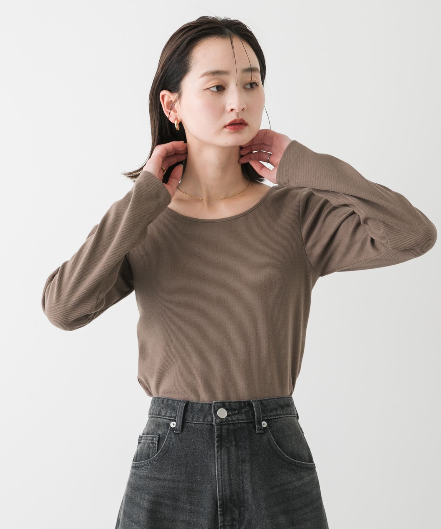 身長：169cm サイズ：one