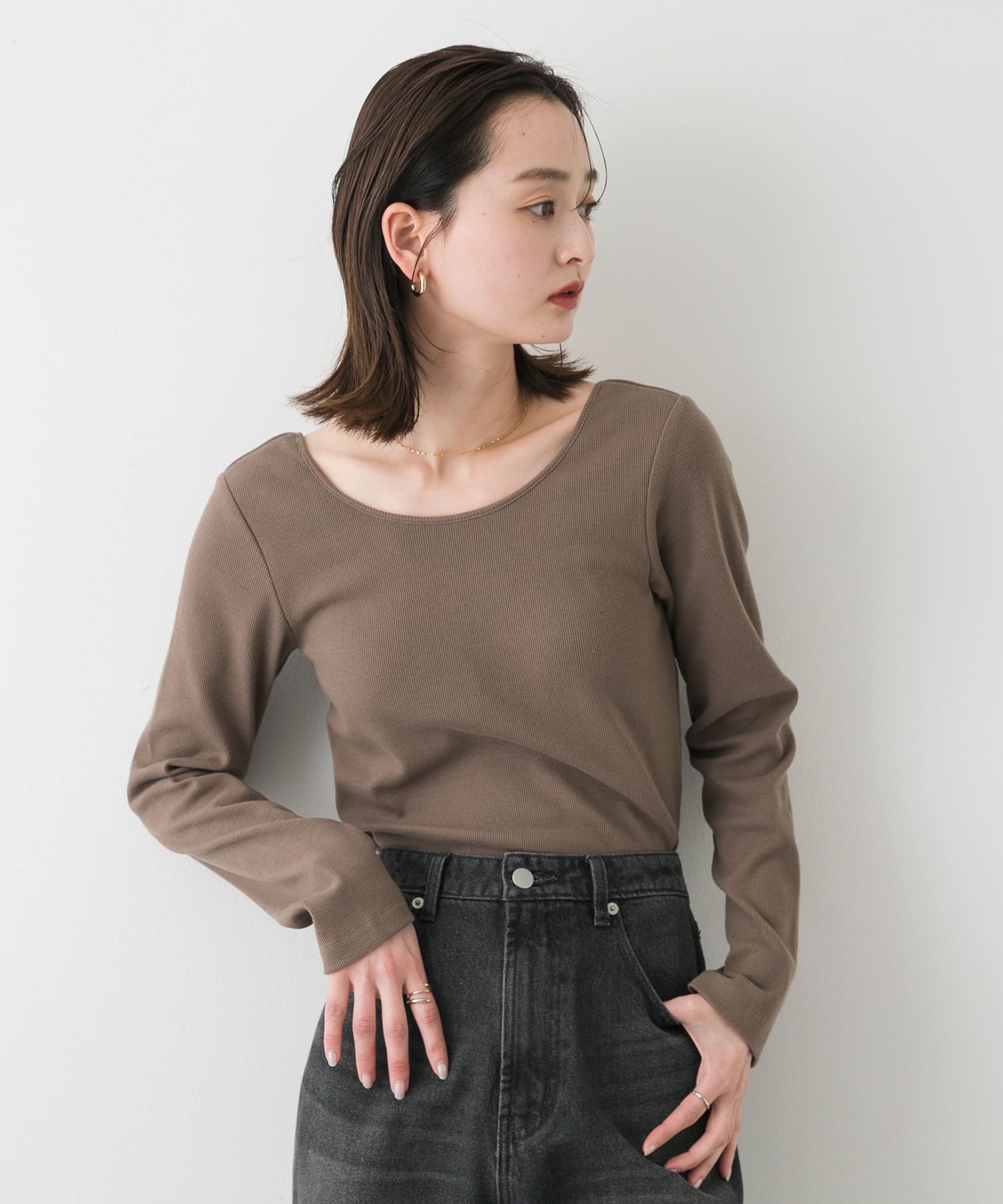 身長：169cm サイズ：one