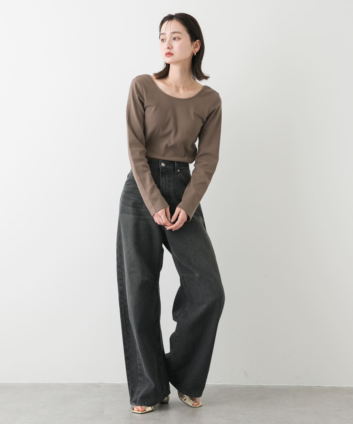 身長：169cm サイズ：one