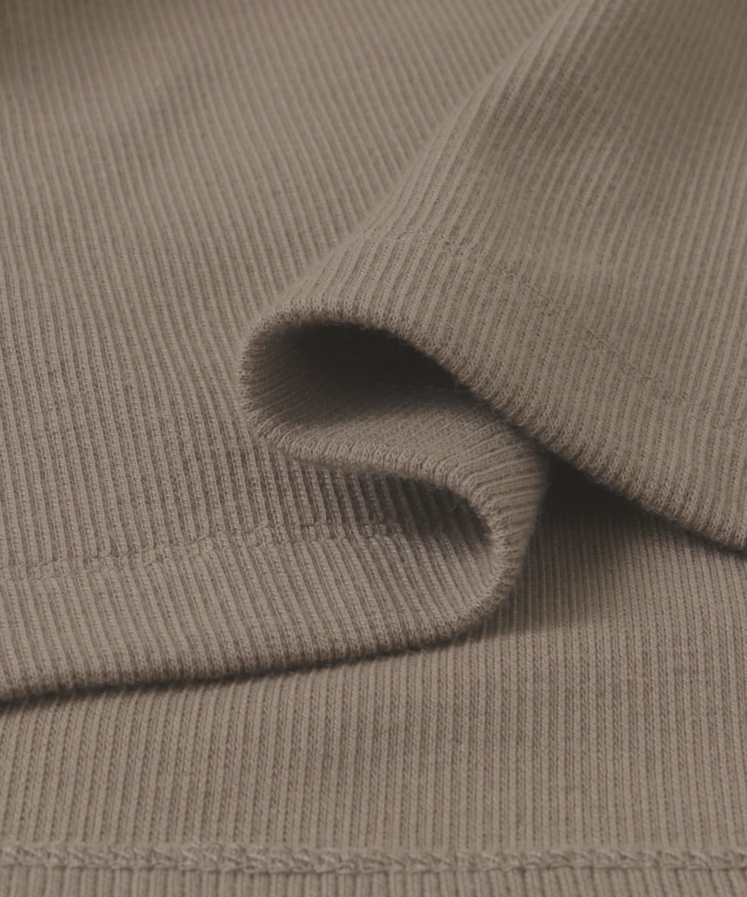 カップツキバックオープンリブトップ MOCHA one