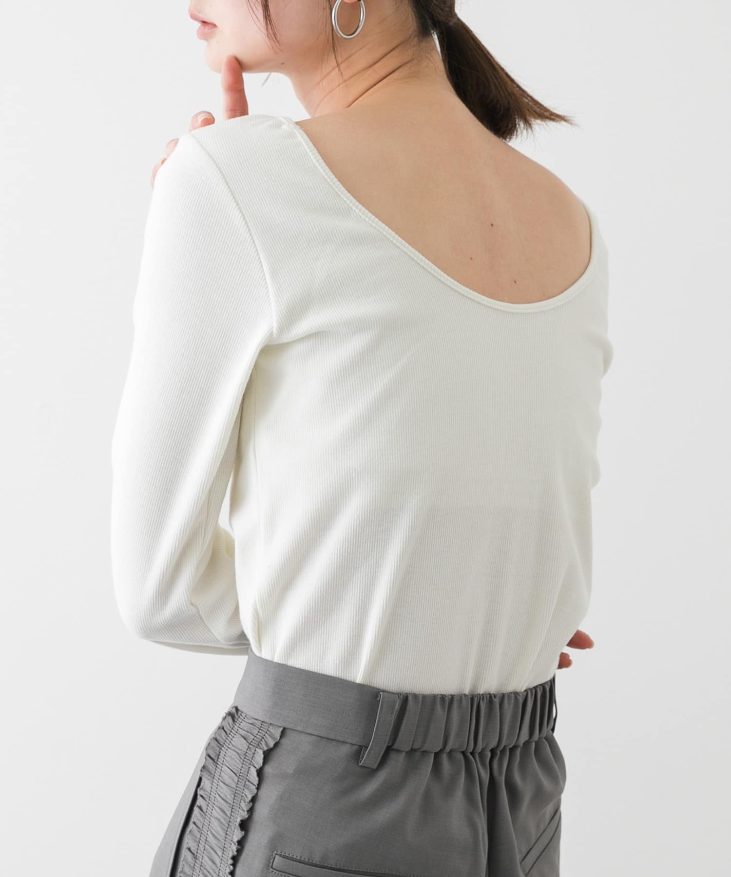 身長：169cm サイズ：one