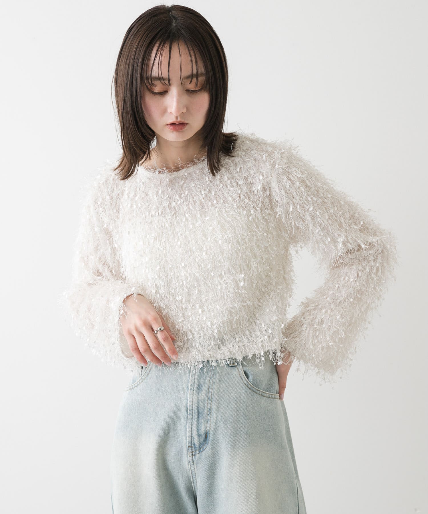 身長：169cm サイズ：one