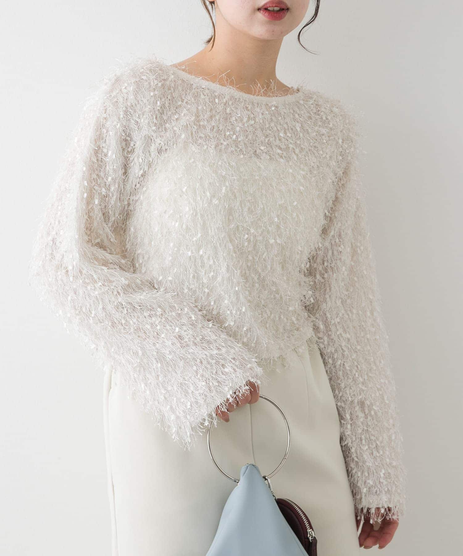 身長：158cm サイズ：one