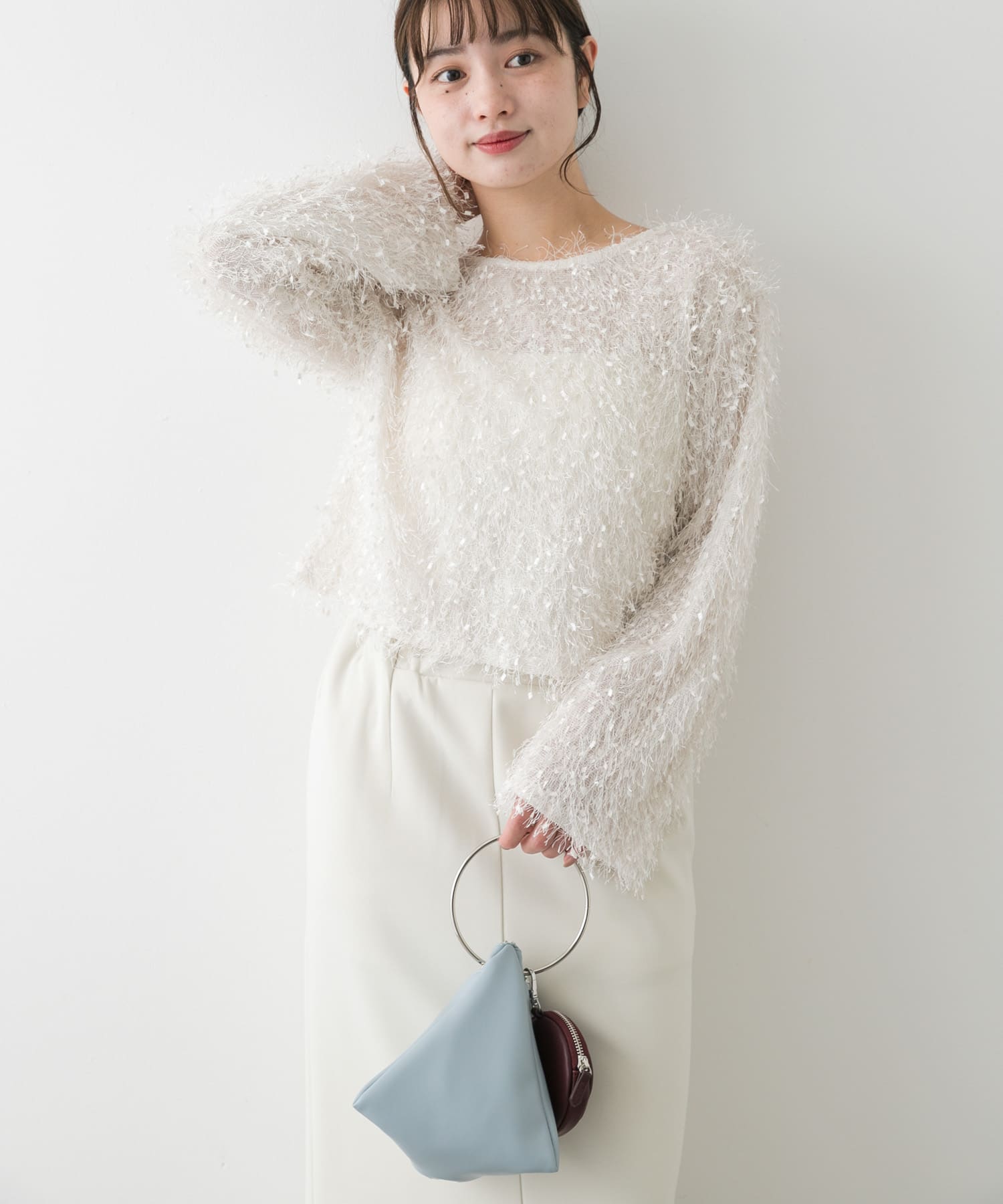 身長：158cm サイズ：one