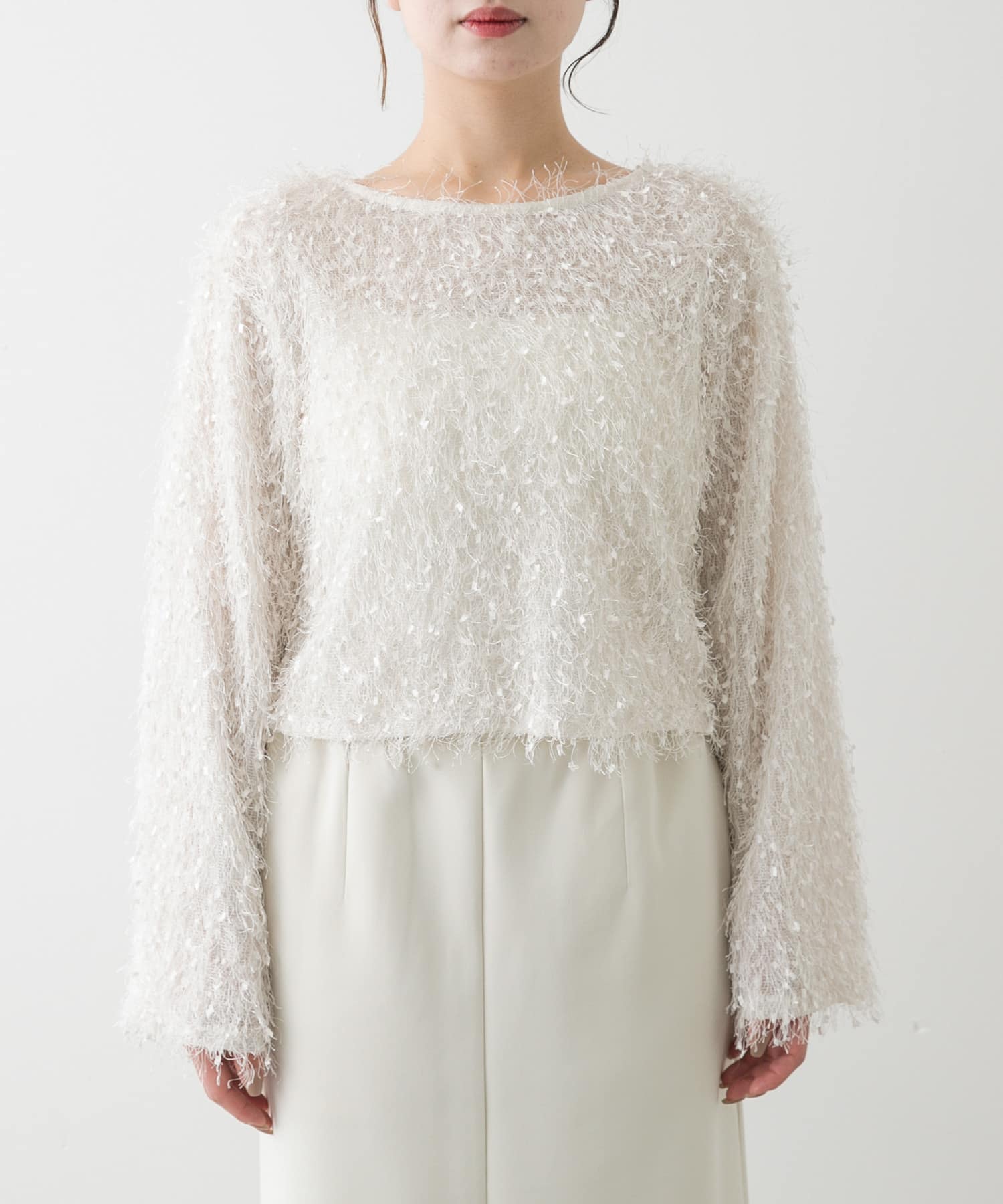 身長：158cm サイズ：one