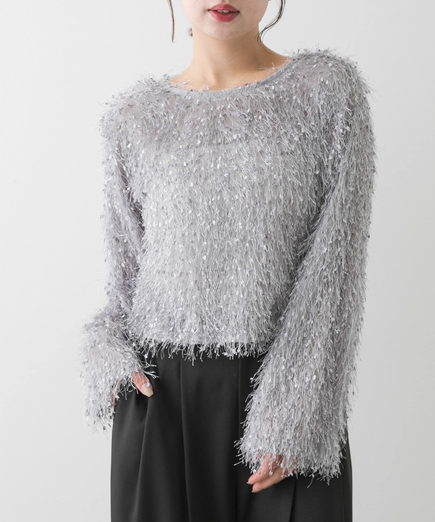 身長：158cm サイズ：one