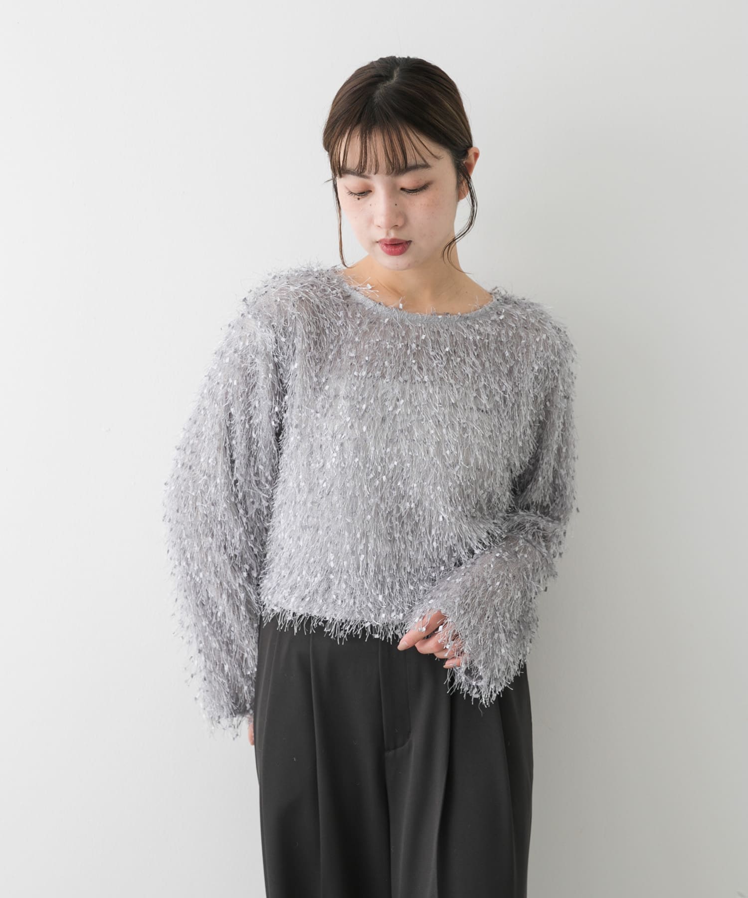 身長：158cm サイズ：one