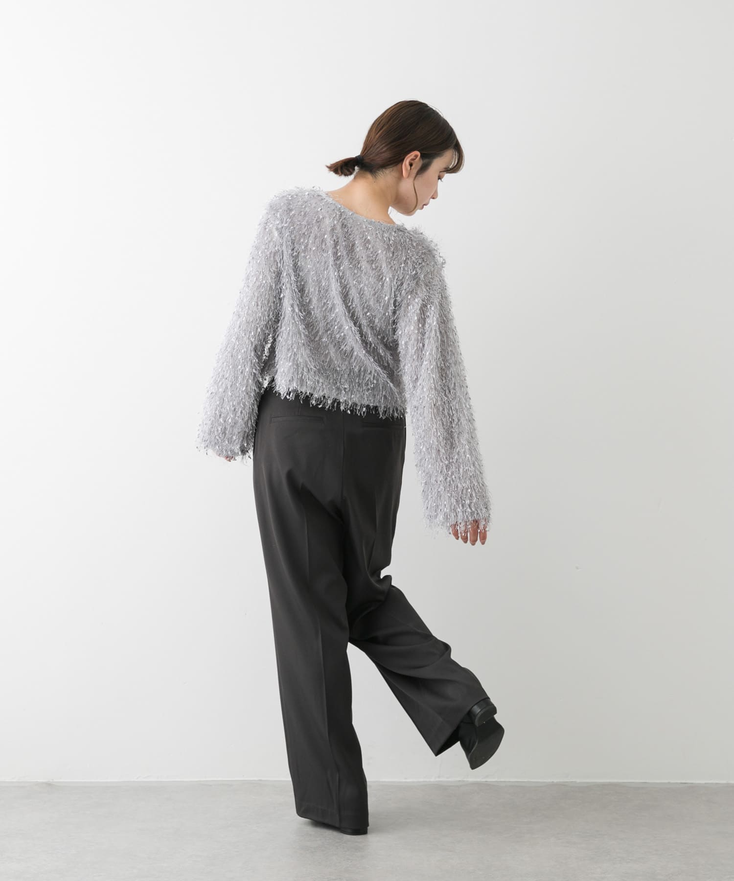 身長：158cm サイズ：one