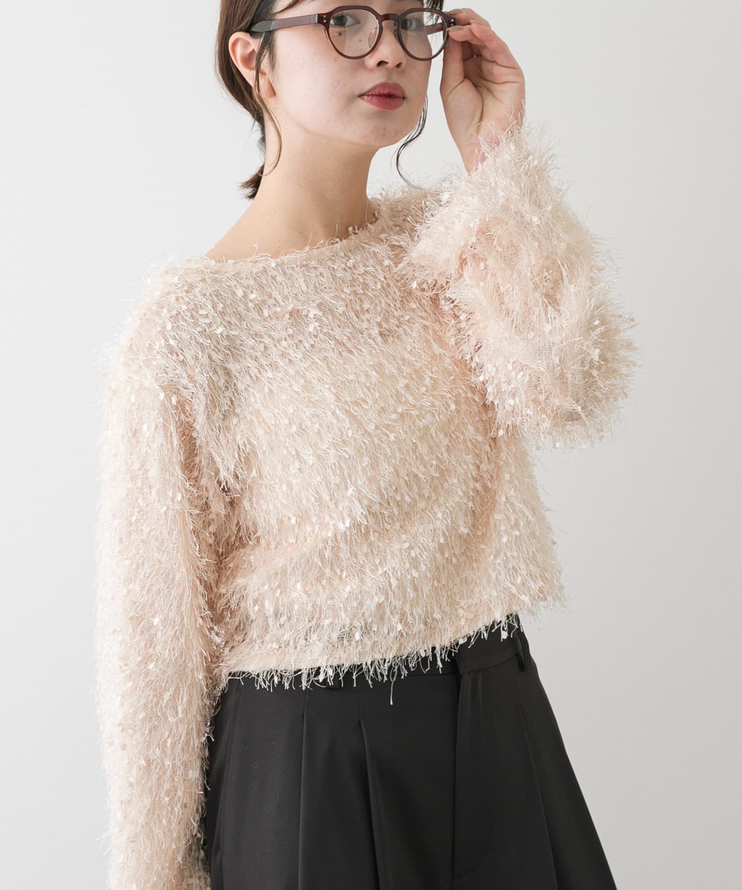 身長：158cm サイズ：one