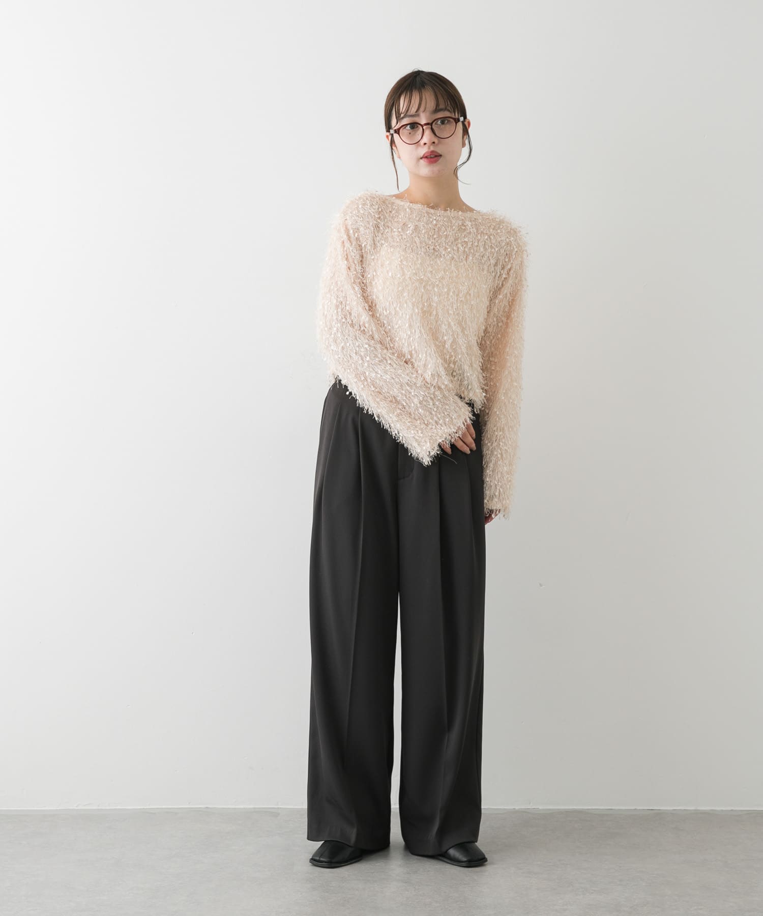 身長：158cm サイズ：one