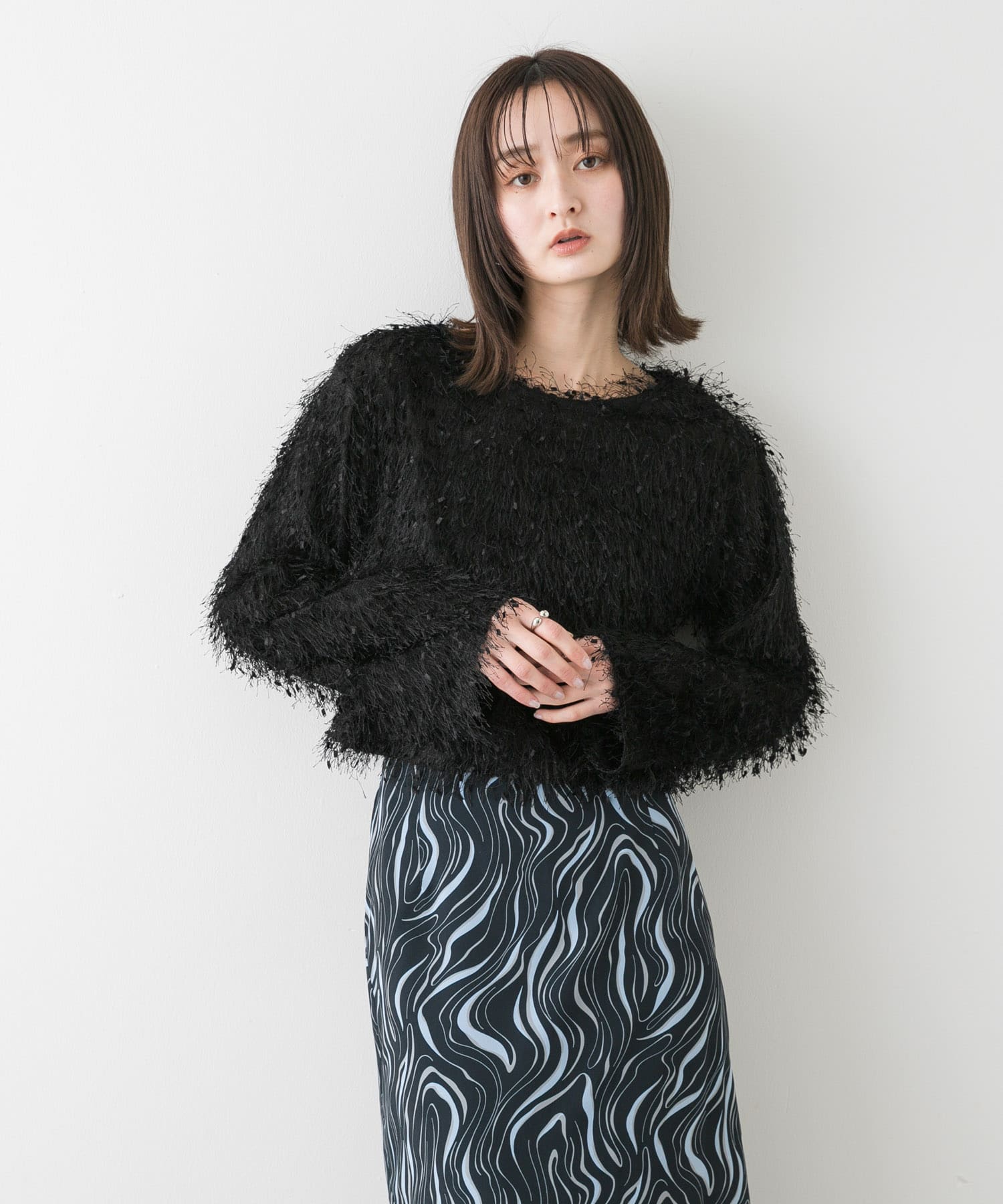 身長：169cm サイズ：one