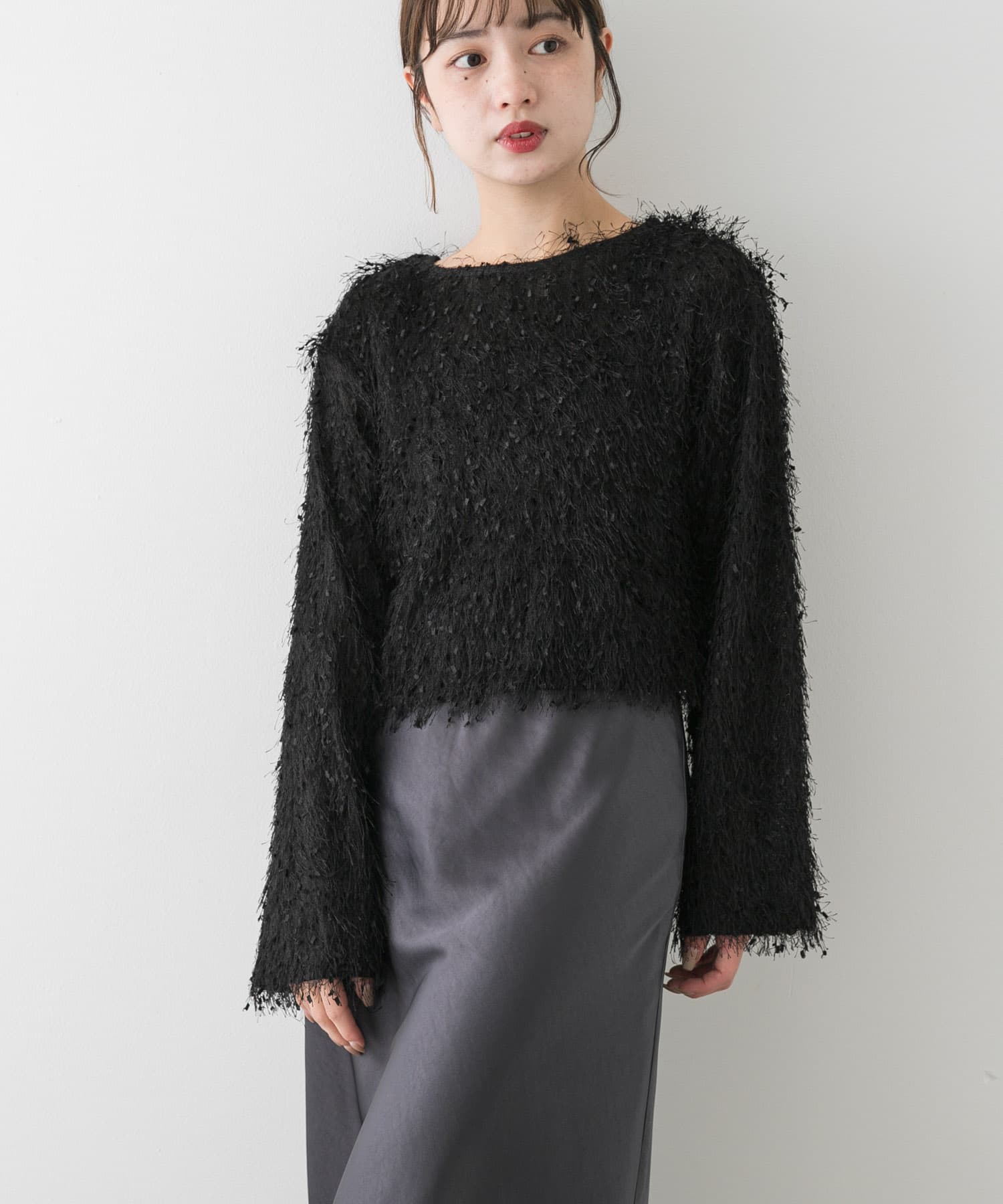 身長：158cm サイズ：one