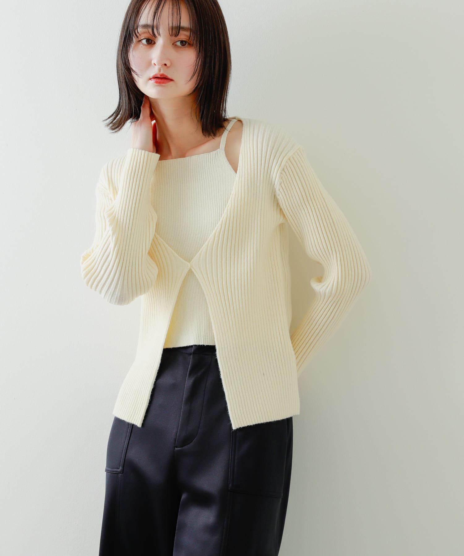 身長：169cm サイズ：one