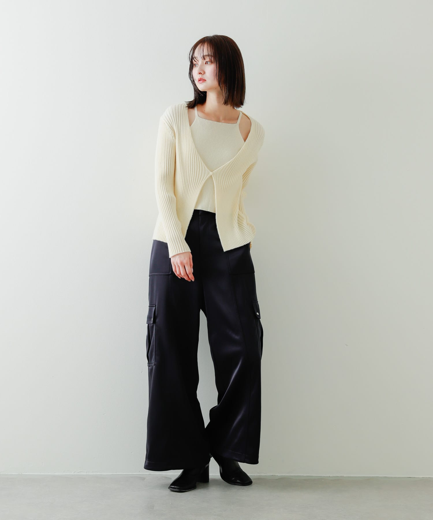 身長：169cm サイズ：one