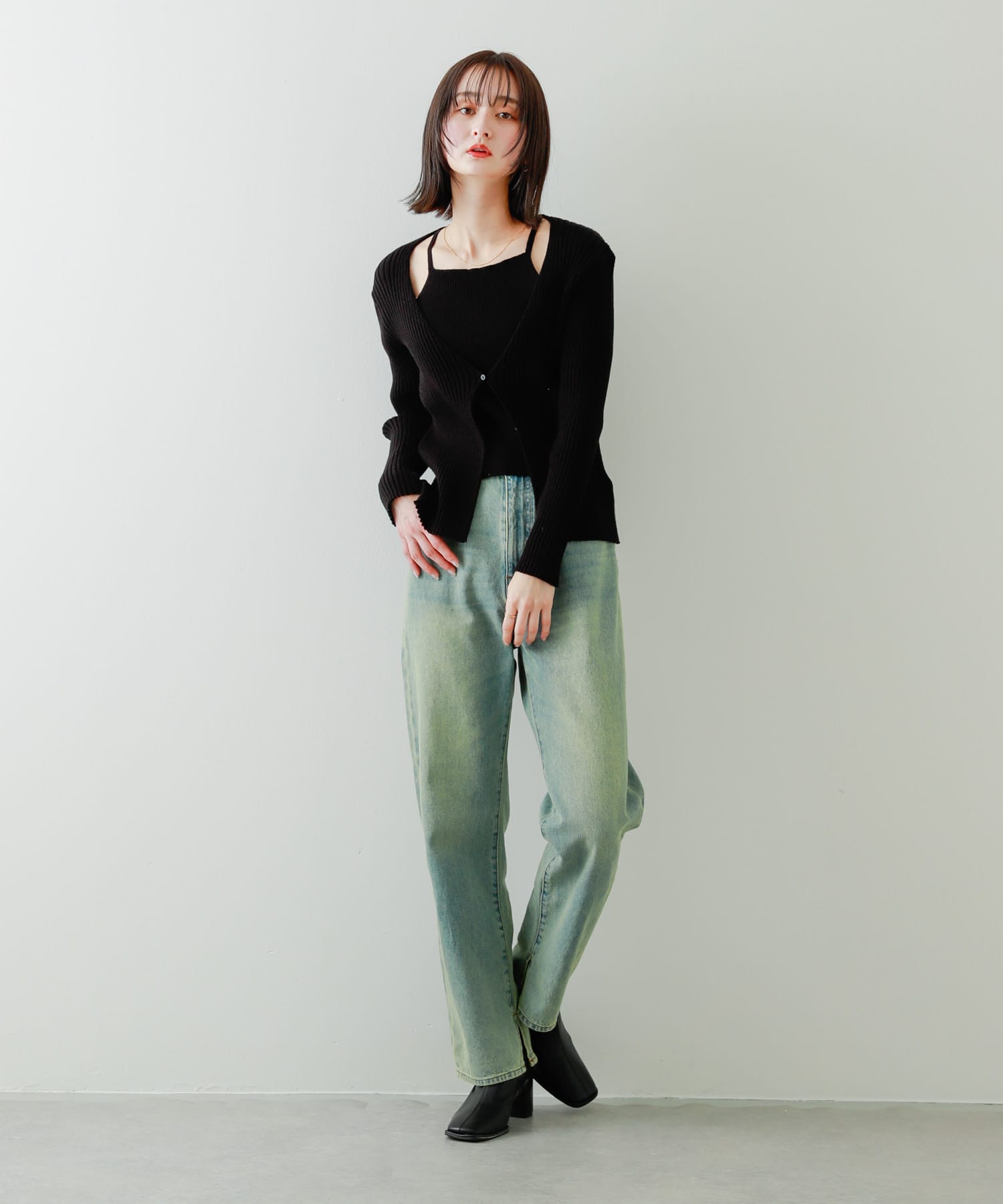 身長：169cm サイズ：one