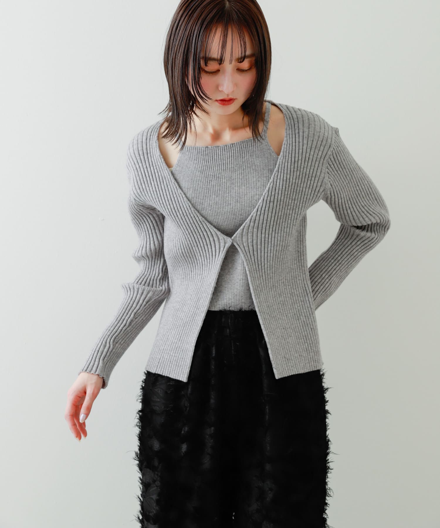 身長：169cm サイズ：one